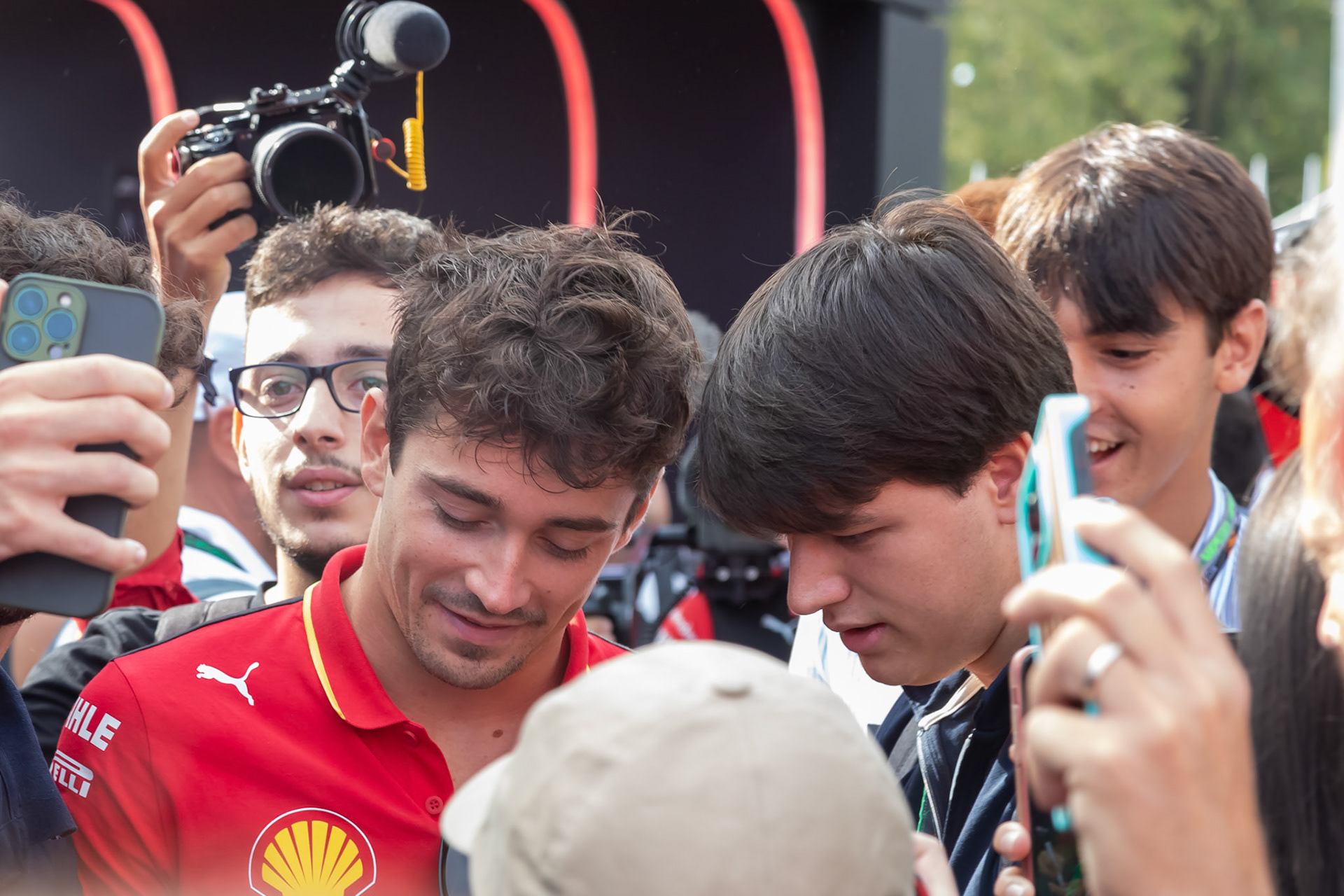 Charles Leclerc (MCO) Scuderia Ferrari;Formel 1 GP Italien / Monza. Sonntag, 03.09.2023