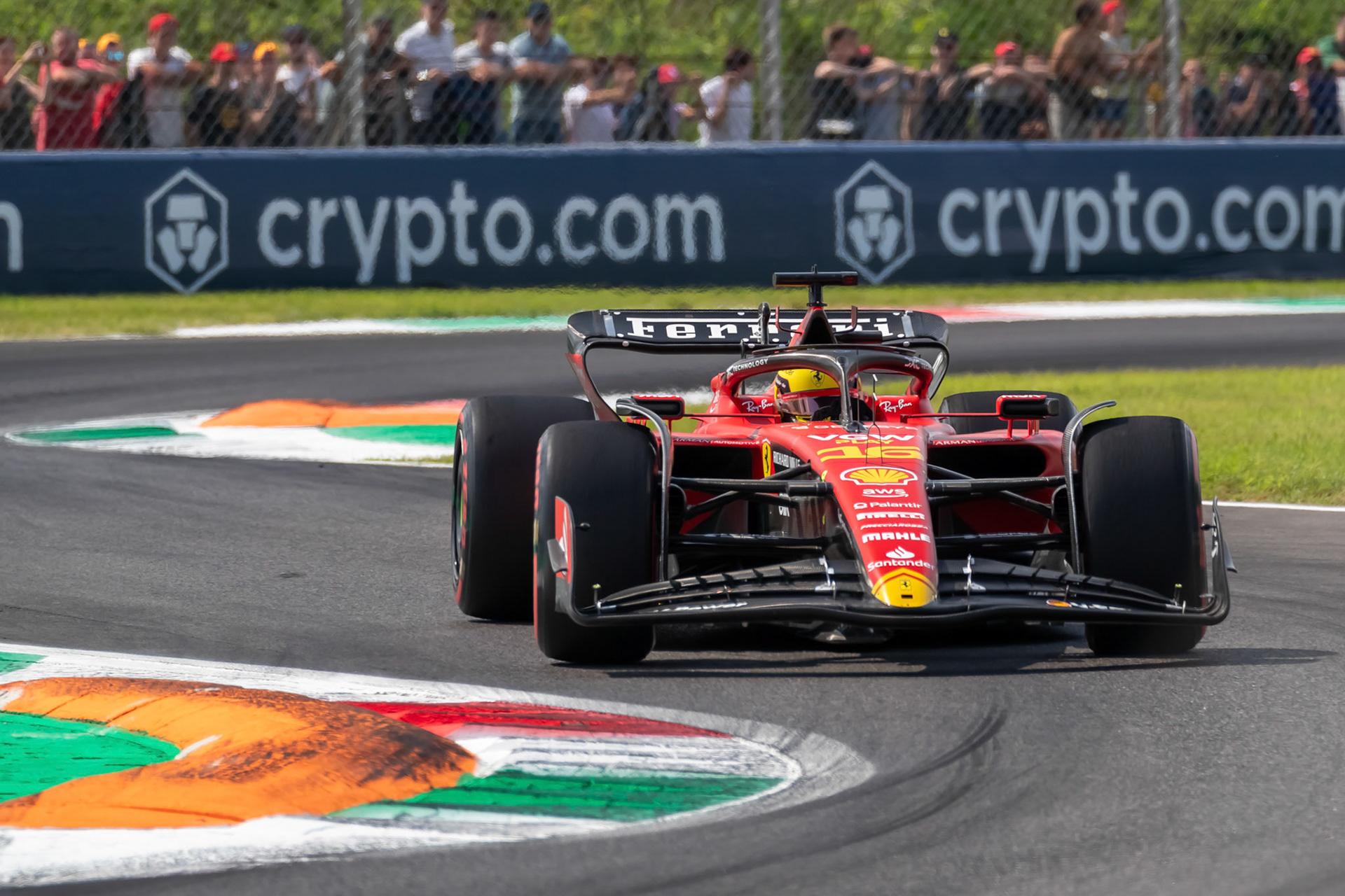 Charles Leclerc (MCO) Scuderia Ferrari;Formel 1 GP Italien / Monza. Samstag, 02.09.2023