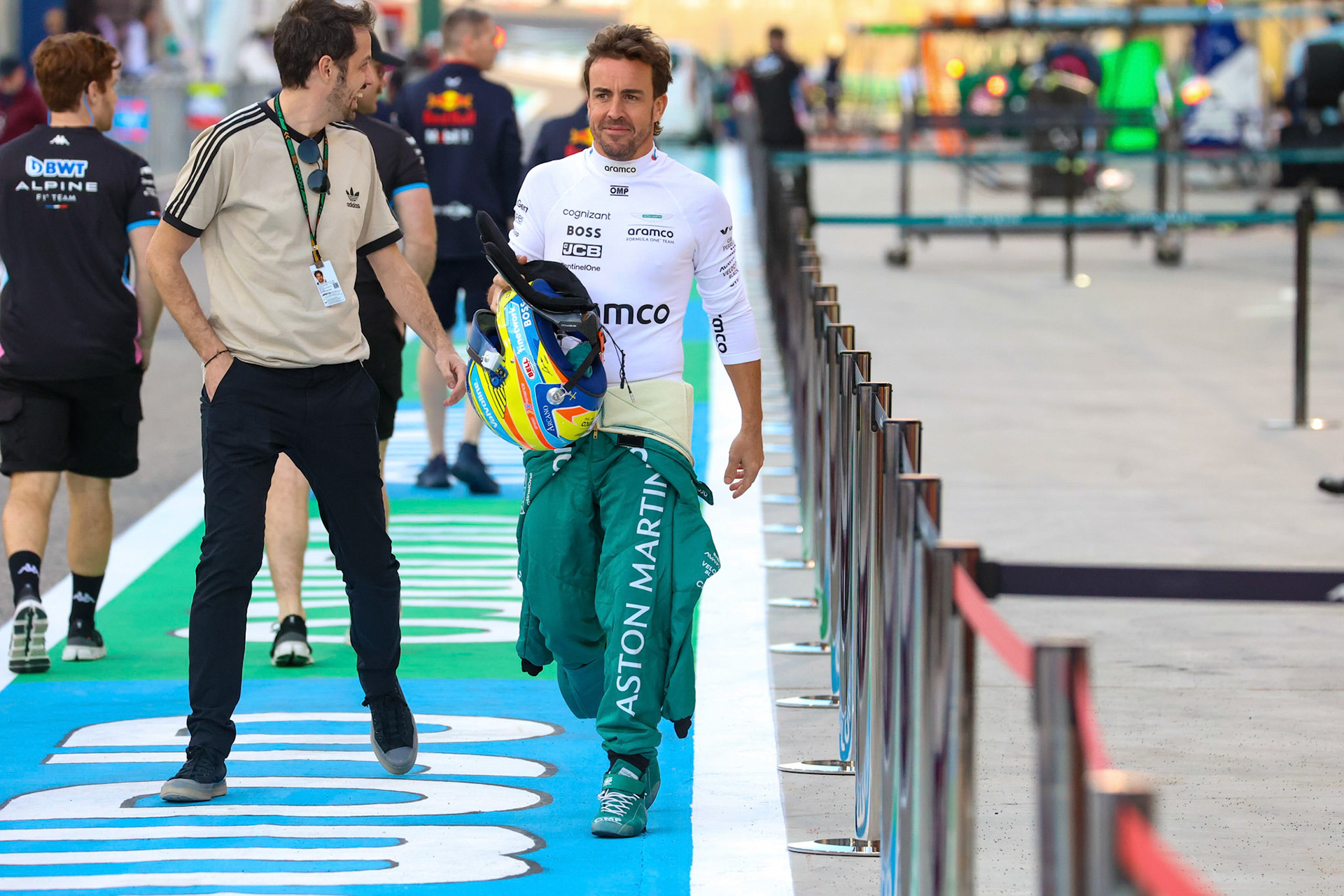 Fernando Alonso #14, Aston Martin Aramco F1 Team; Formel 1 GP Bahrain. Mittwoch 28.02.2024