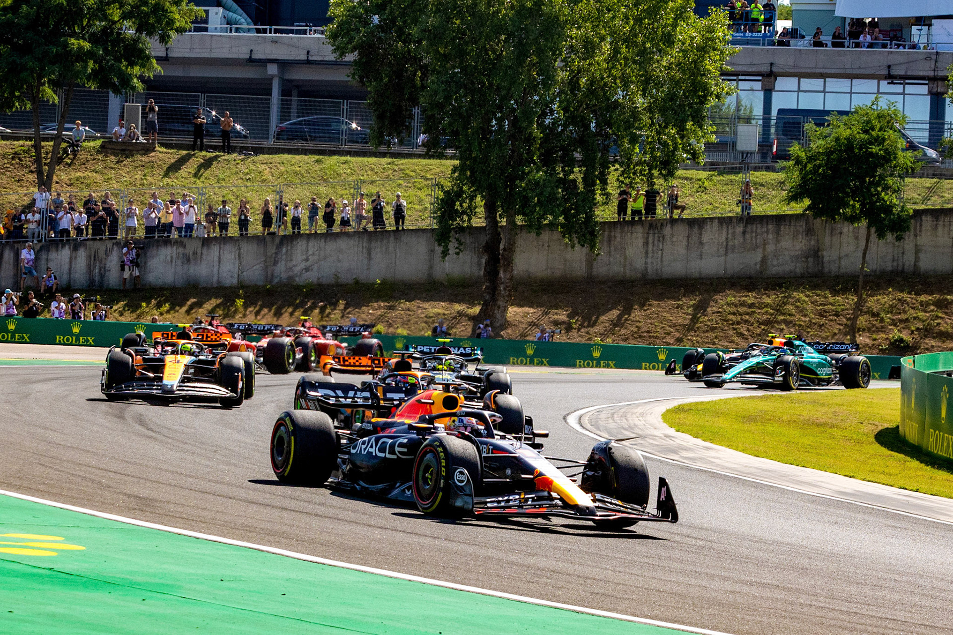 Rennstart; Formel 1 GP Budapest / Ungarn. Sonntag, 23.07.2023