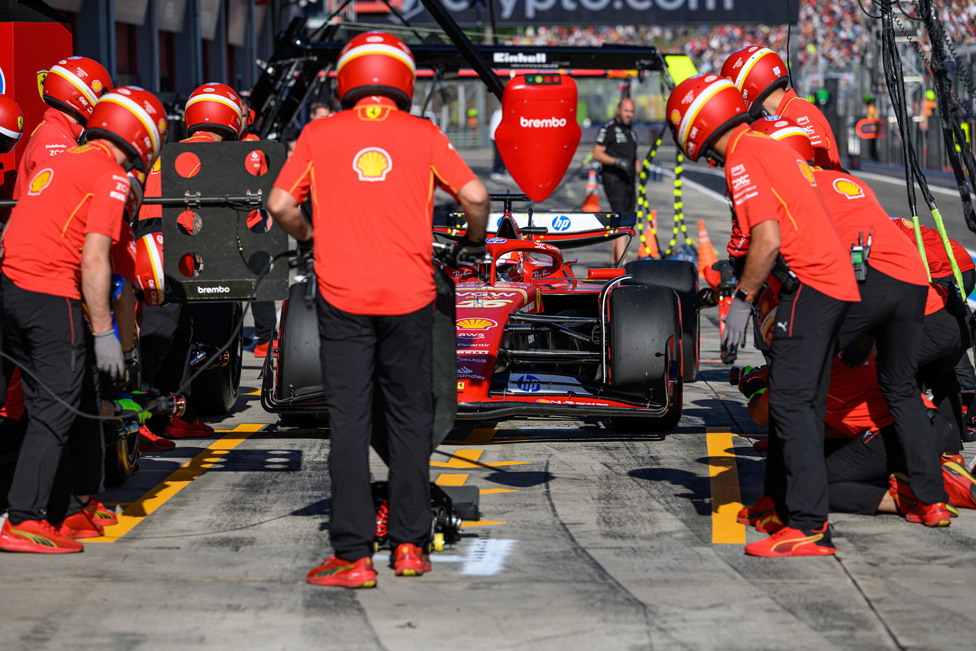 Charles Leclerc #16, Scuderia Ferrari; F1 GP Imola / Italien Freitag, 17.05.2024