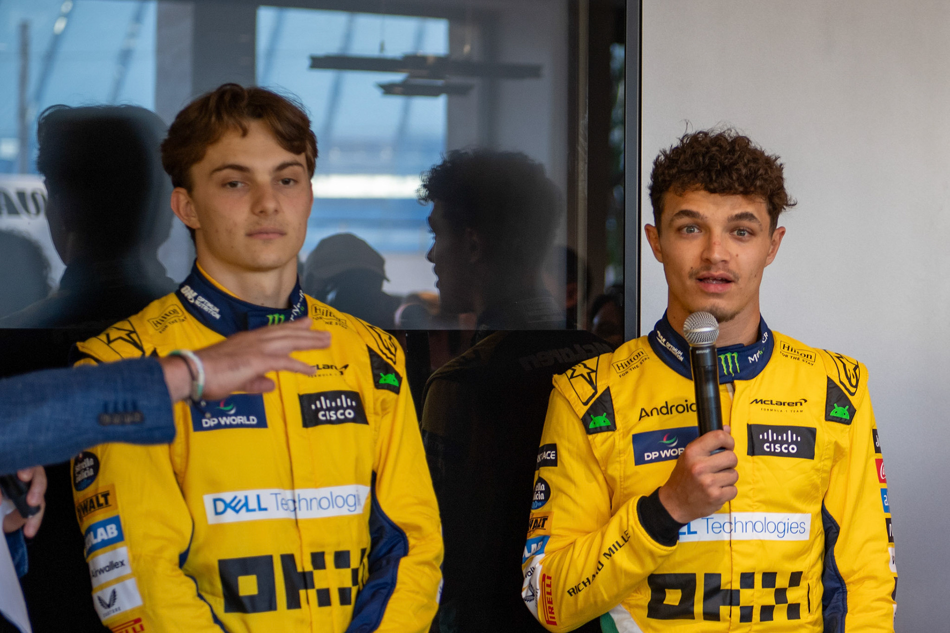 Oscar Piastri #81, McLaren Formula 1 Team und Lando Norris #4, McLaren Formula 1 Team; Formel1 GP Monaco Donnerstag, 23.05.2024