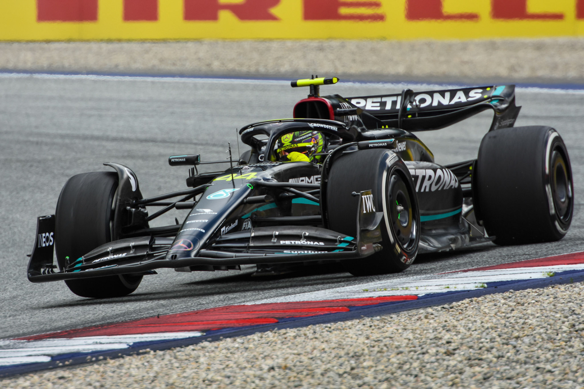 Lewis Hamilton (GBR) Mercedes AMG F1 Team; Formel 1 GP Austria / Österreich. Sonntag, 02.07.2023
