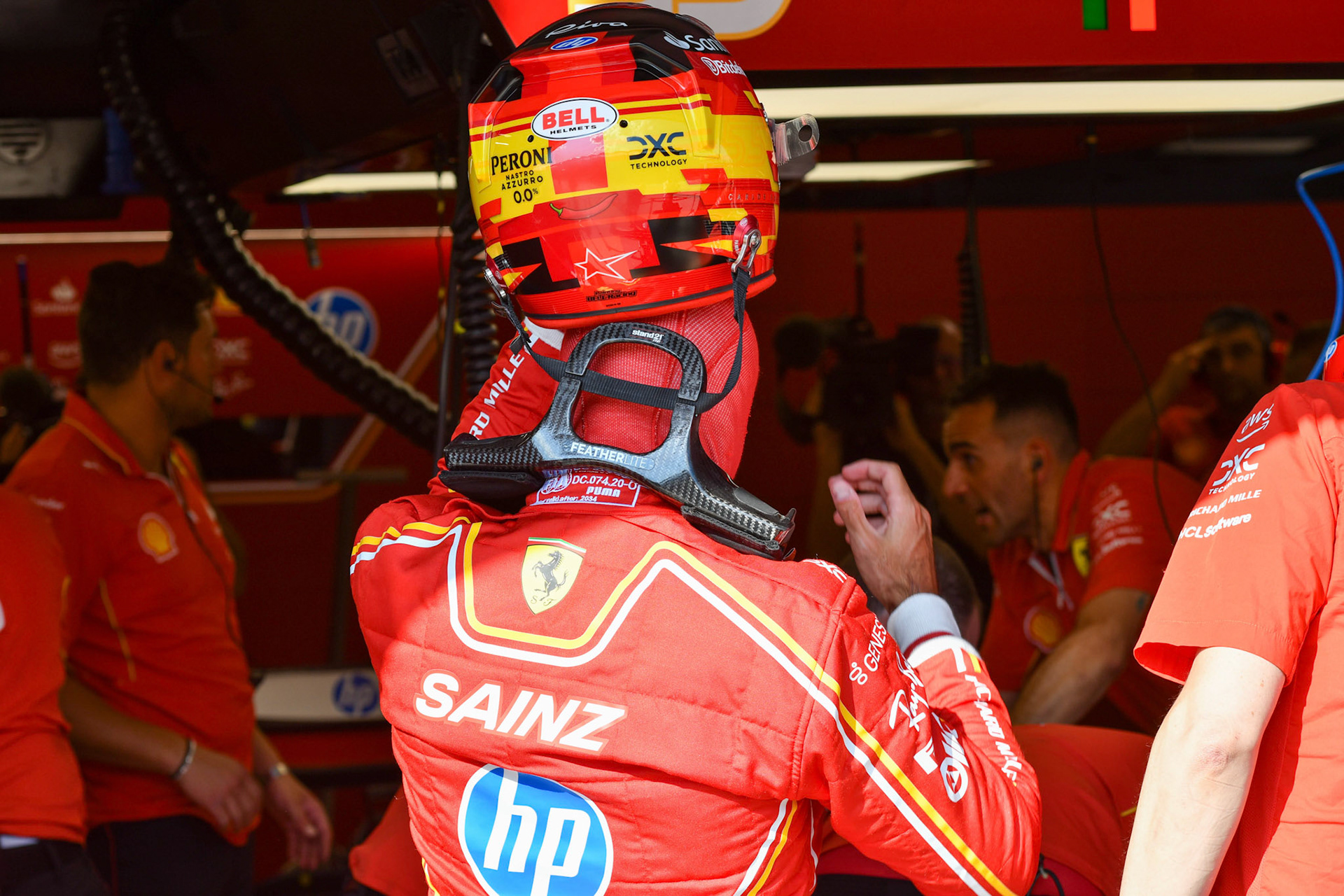 Carlos Sainz #55, Scuderia Ferrari;Formel 1 Budapest / Ungarn, 20.07.2024