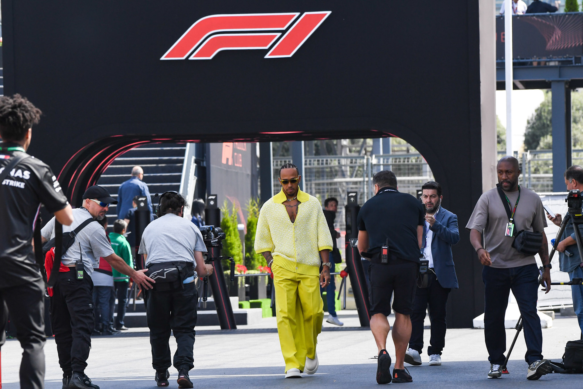 Lewis Hamilton (GBR) Mercedes AMG F1 Team; Formel 1 GP Baku Azerbaijan. Samstag 29.04.2023