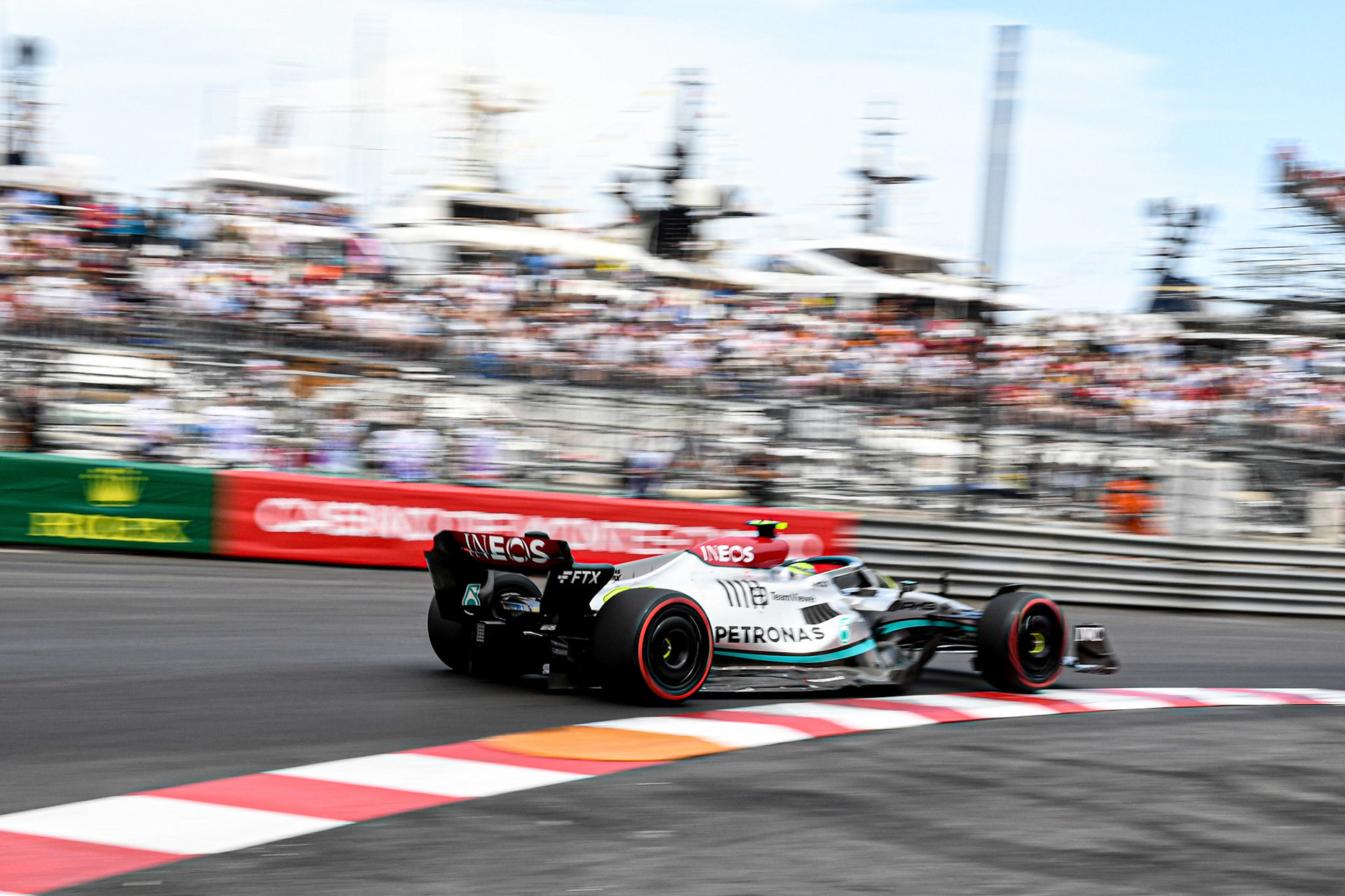 Lewis Hamilton (GBR) Merceds AMG Petronas F1 Team; Formel 1 Monaco am 28.05.2022