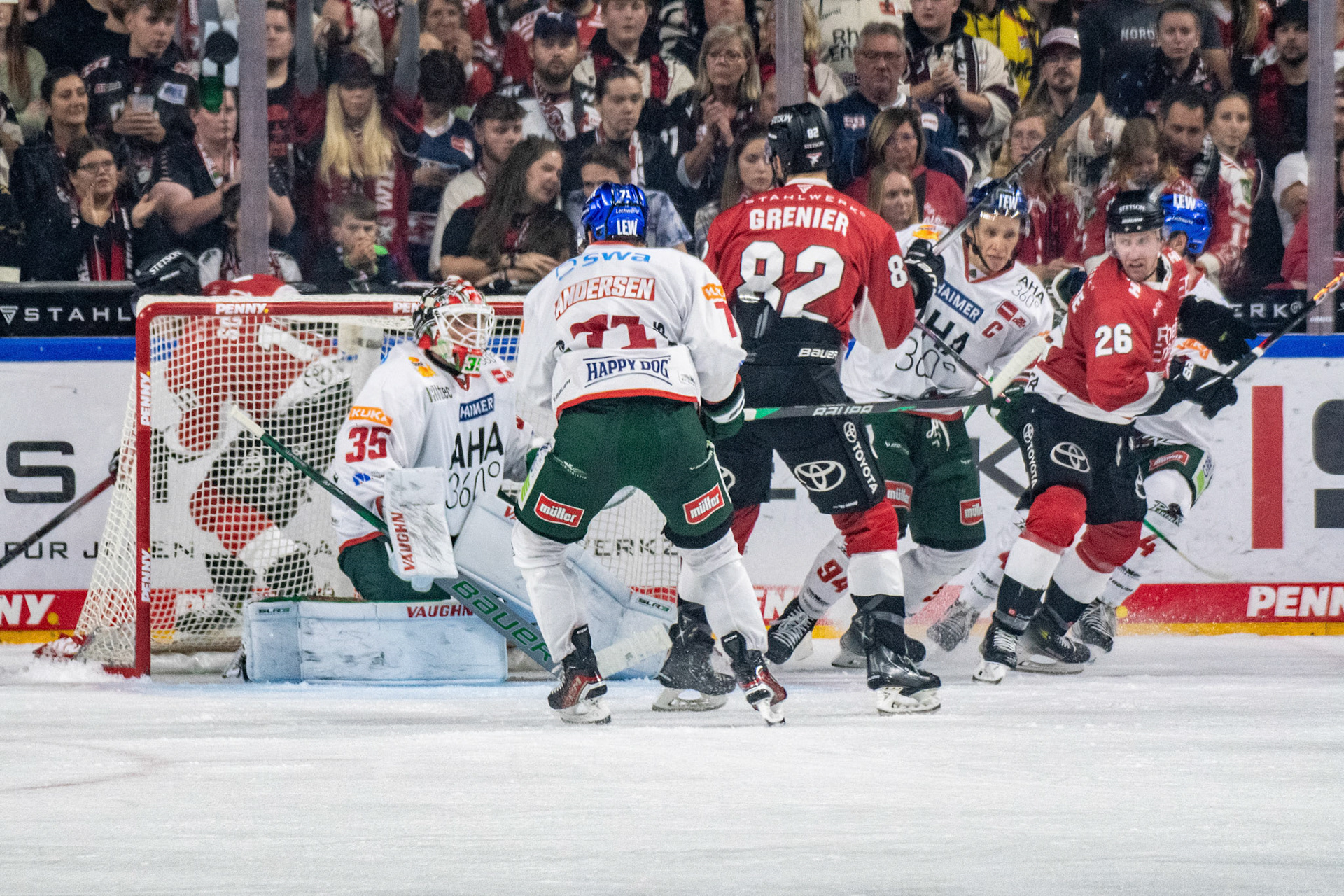 Markus Keller; DEL Kölner Haie - Augsburger Panther, 03.10.2023