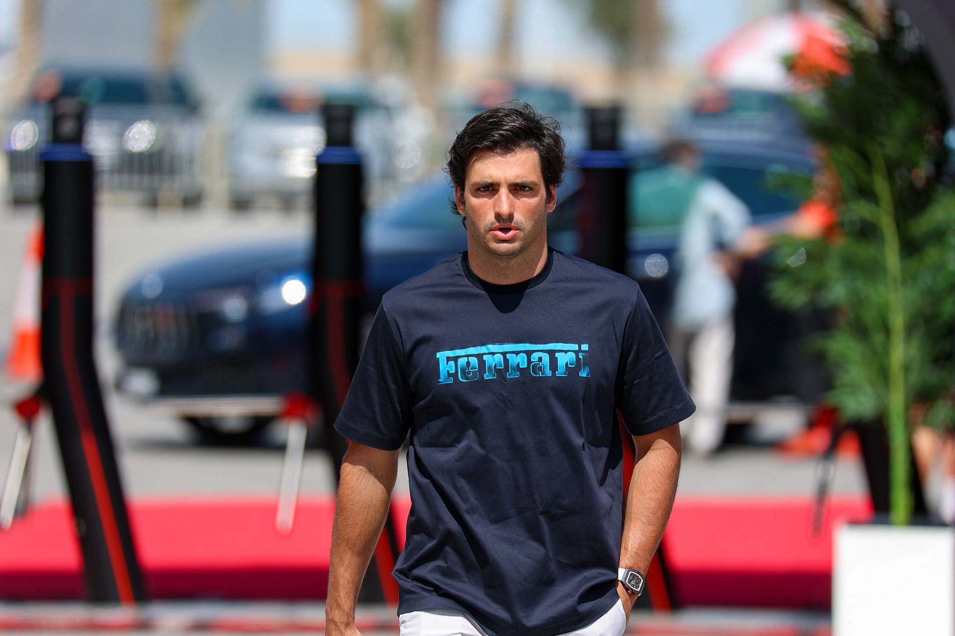 Carlos Sainz #55, Scuderia Ferrari; Formel 1 GP Bahrain. Mittwoch 28.02.2024