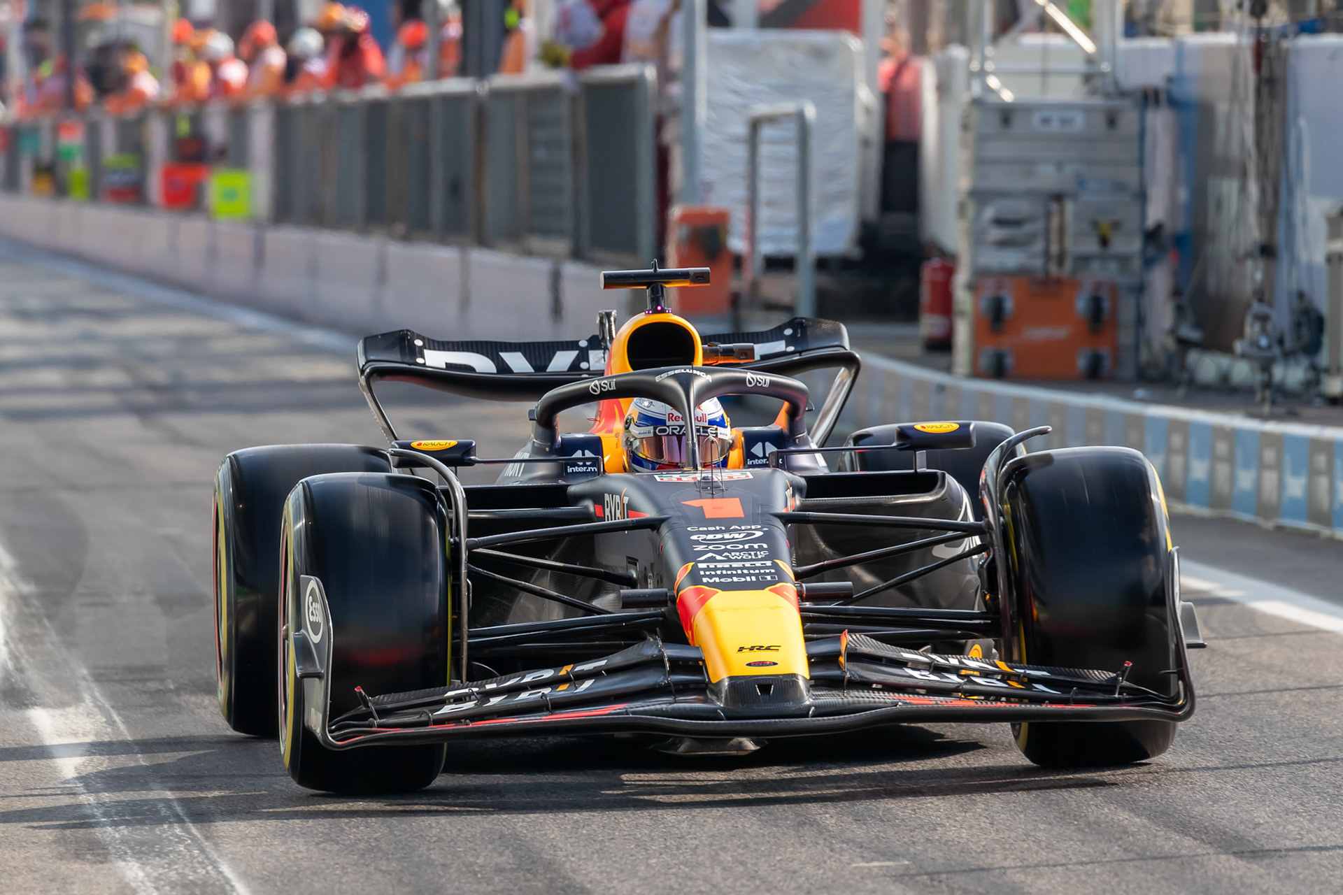 Max Verstappen (NED) Red Bull Racing;Formel 1 GP Italien / Monza. Samstag, 02.09.2023