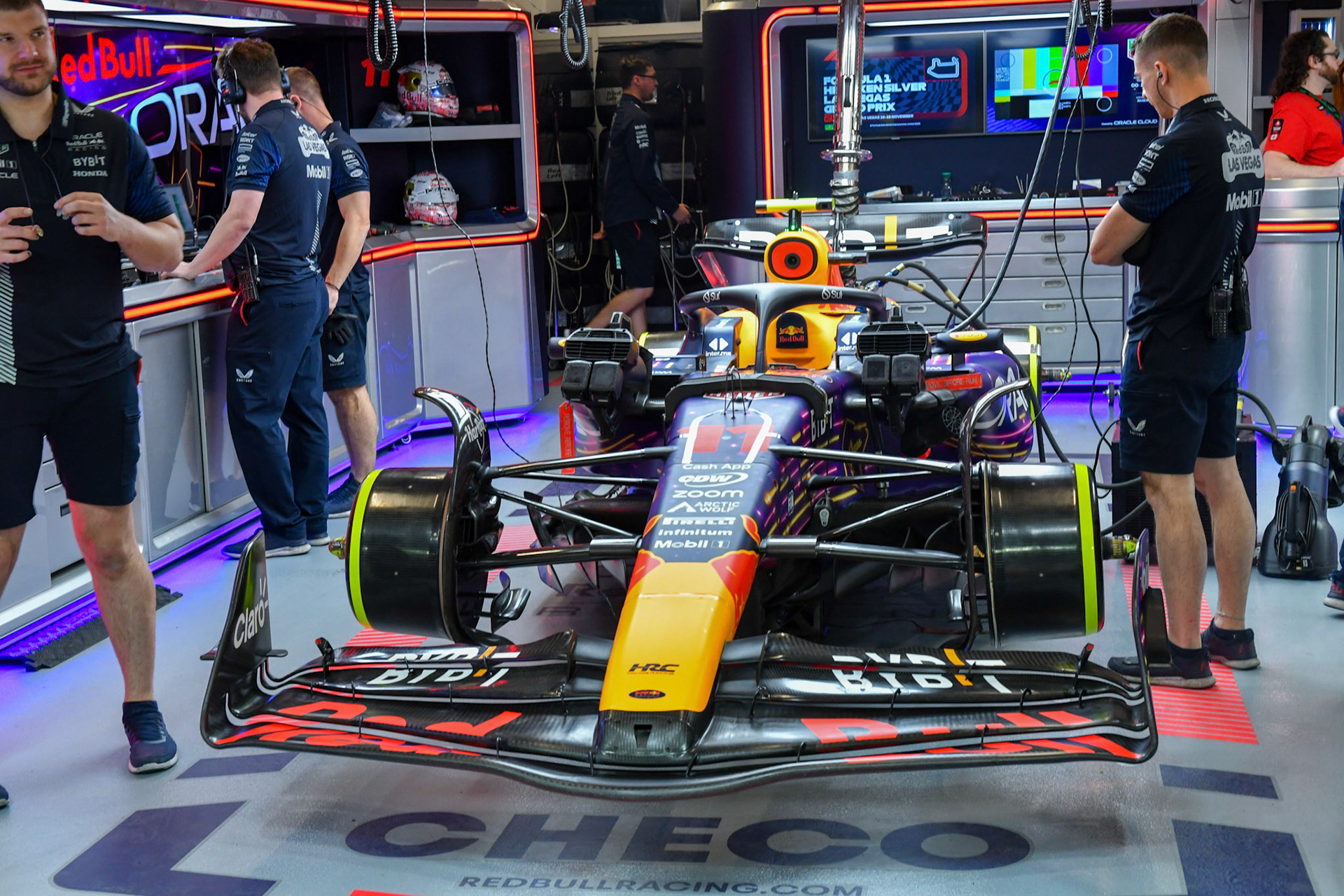 Red Bull Racing; Formel 1 GP USA Las Vegas. Samstag 18.11.2023