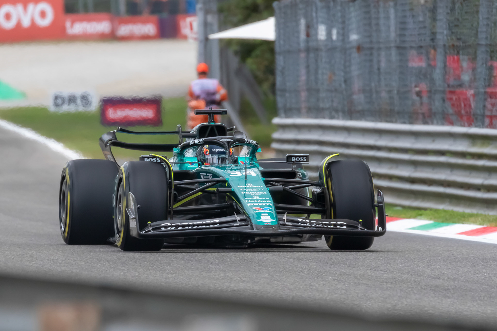 Felipe Drugovich, Aston Martin Formula One Team; Formel 1 GP Italien / Monza. Freitag, 01.09.2023