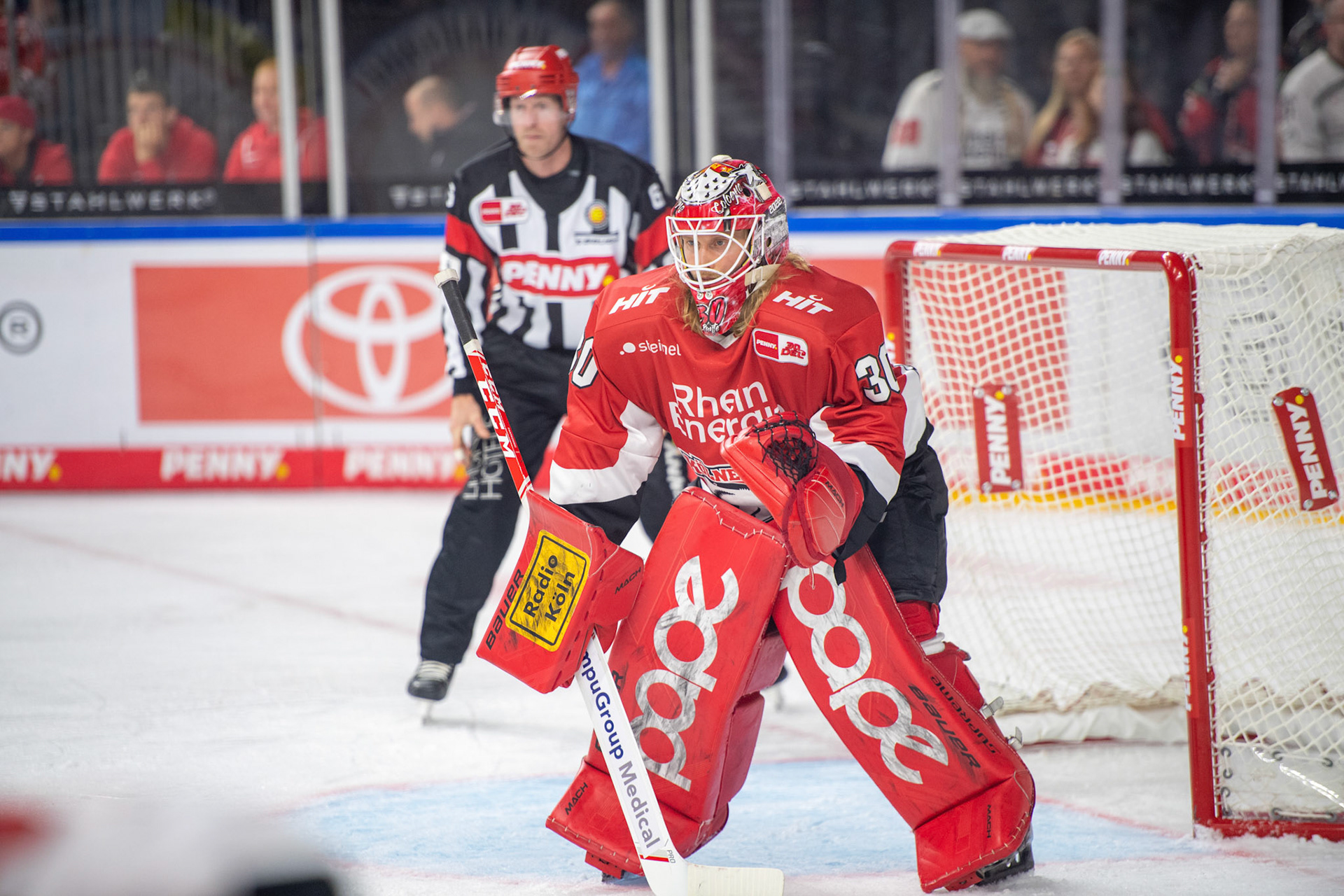 Mirko Pantkowski; DEL Kölner Haie - Adler Mannheim, 30.09.2023