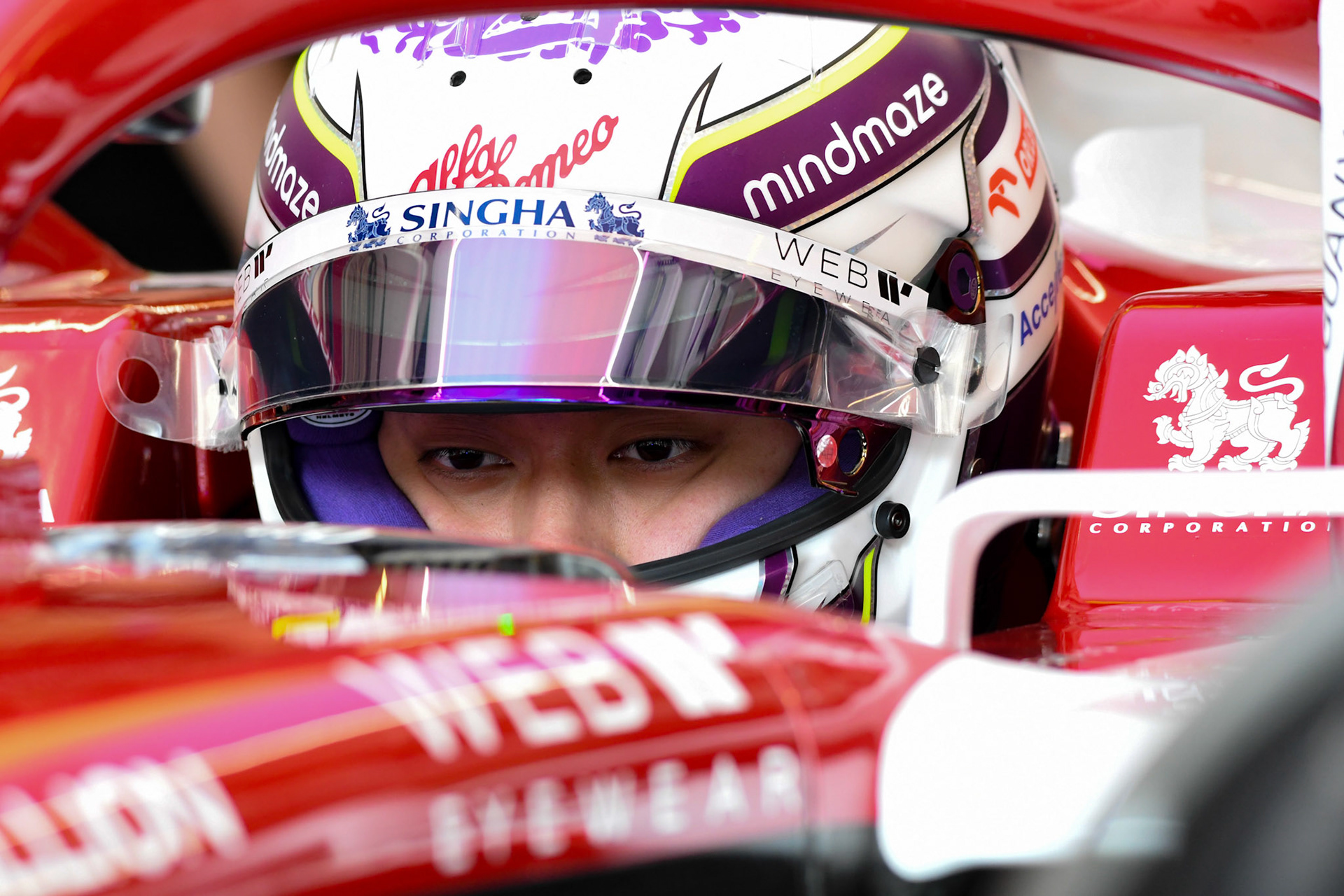 Guanyu Zhou (CHN) Alfa Romeo Racing; Formel 1 Ungarn am 29.07.2022