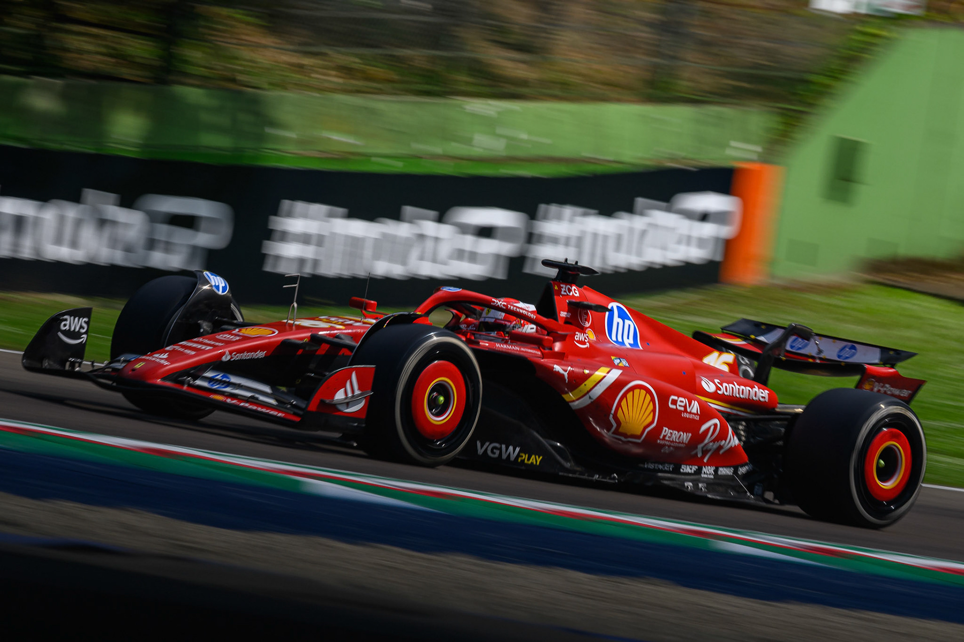 Charles Leclerc #16, Scuderia Ferrari; F1 GP Imola / Italien Sonntag, 19.05.2024