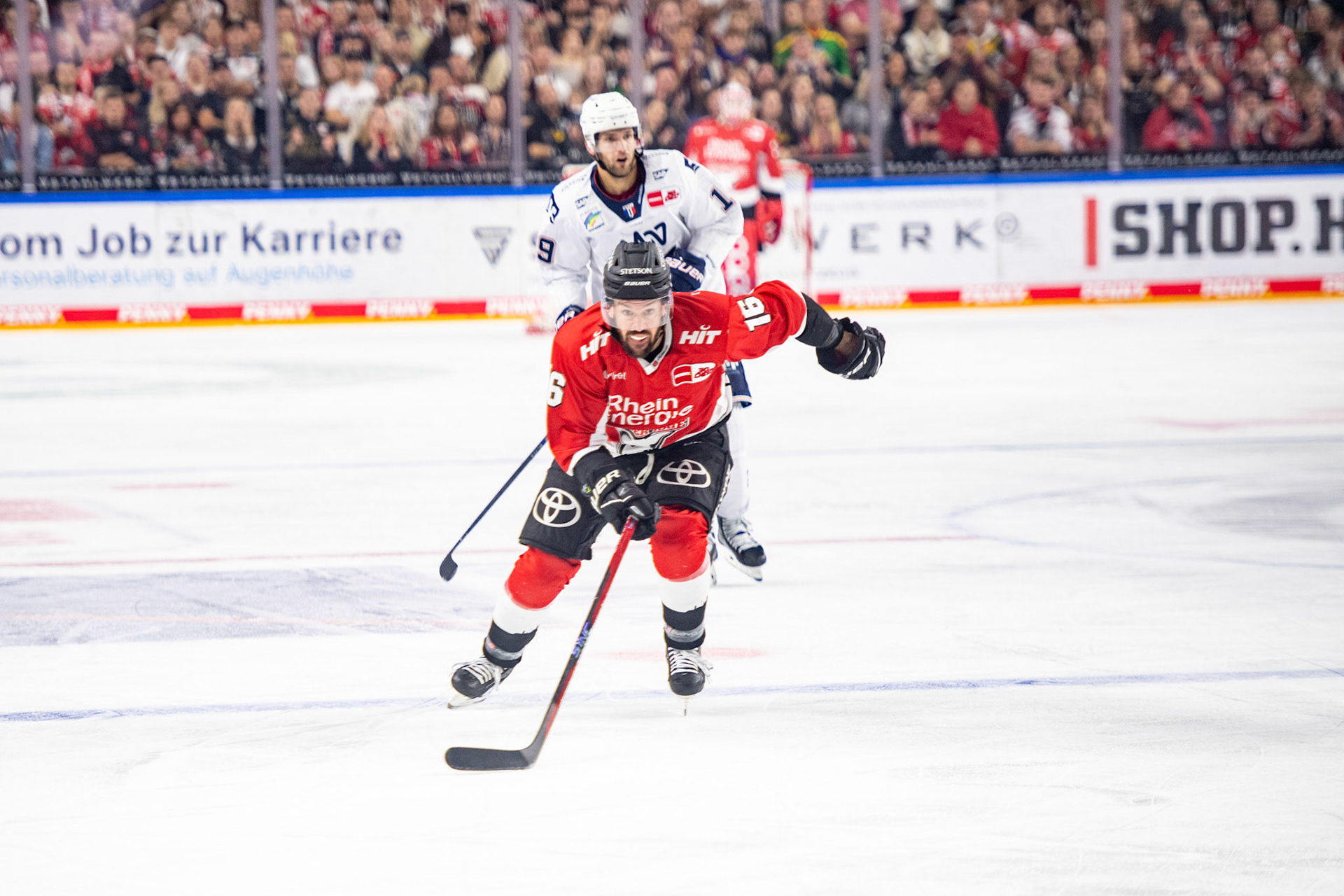 Jason Bast; DEL Kölner Haie - Adler Mannheim, 30.09.2023