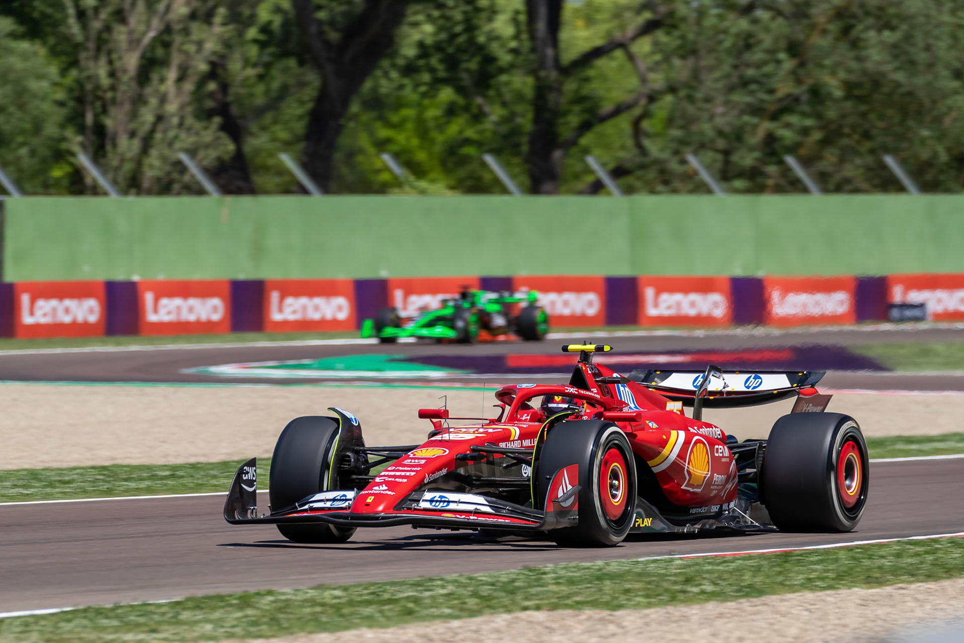 Carlos Sainz #55, Scuderia Ferrari; F1 GP Imola / Italien Freitag, 17.05.2024