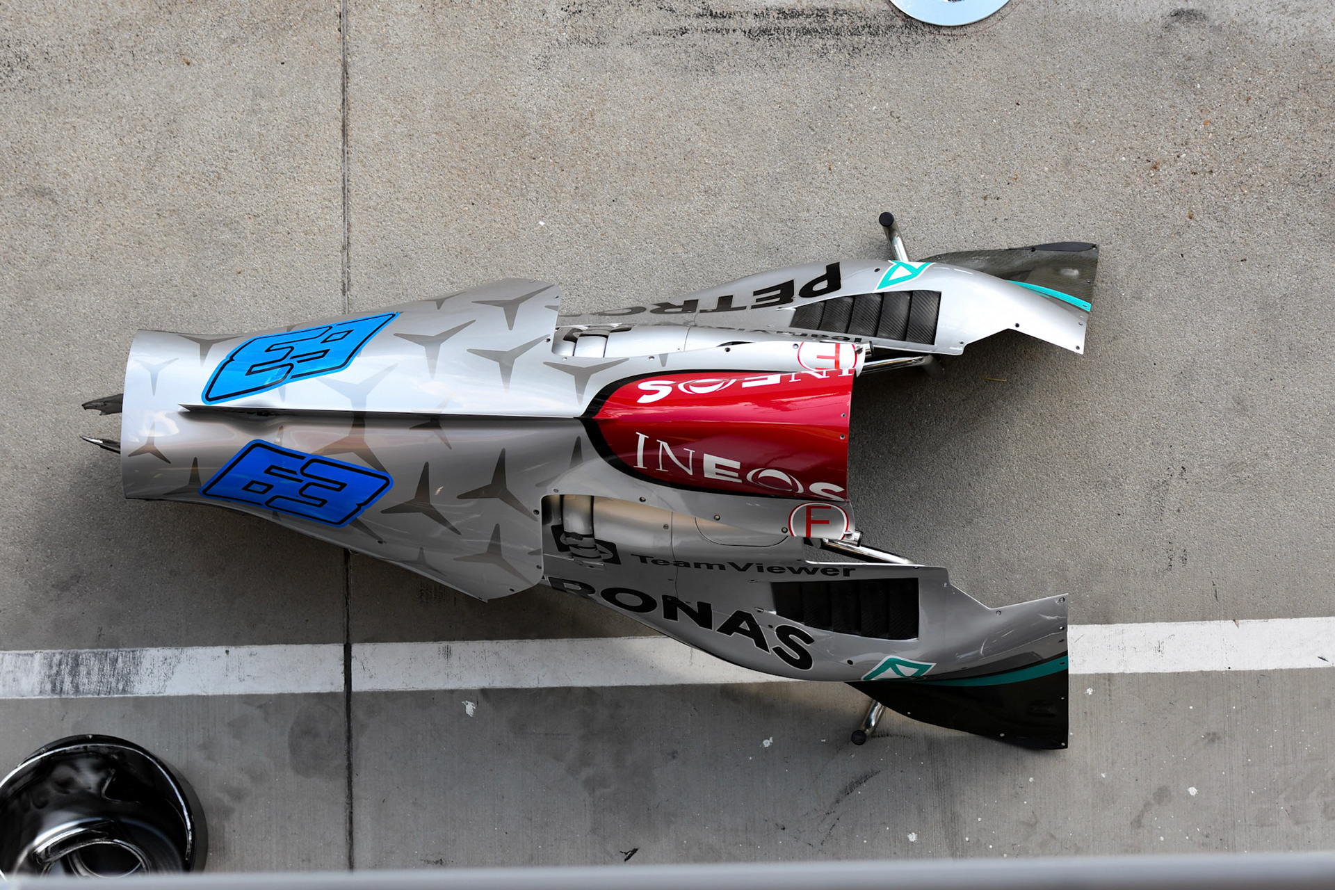 George Russell (GBR) Merceds AMG Petronas F1 Team; Formel 1 Ungarn am 29.07.2022