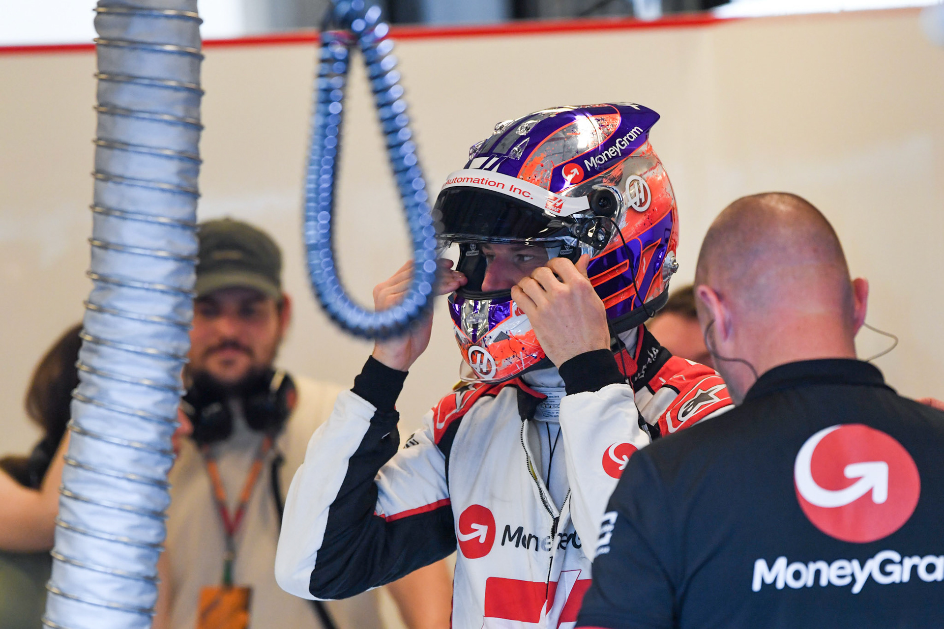 Nico Hülkenberg (GER) Haas F1 Team; Formel 1 GP Abu Dhabi. Freitag 24.11.2023