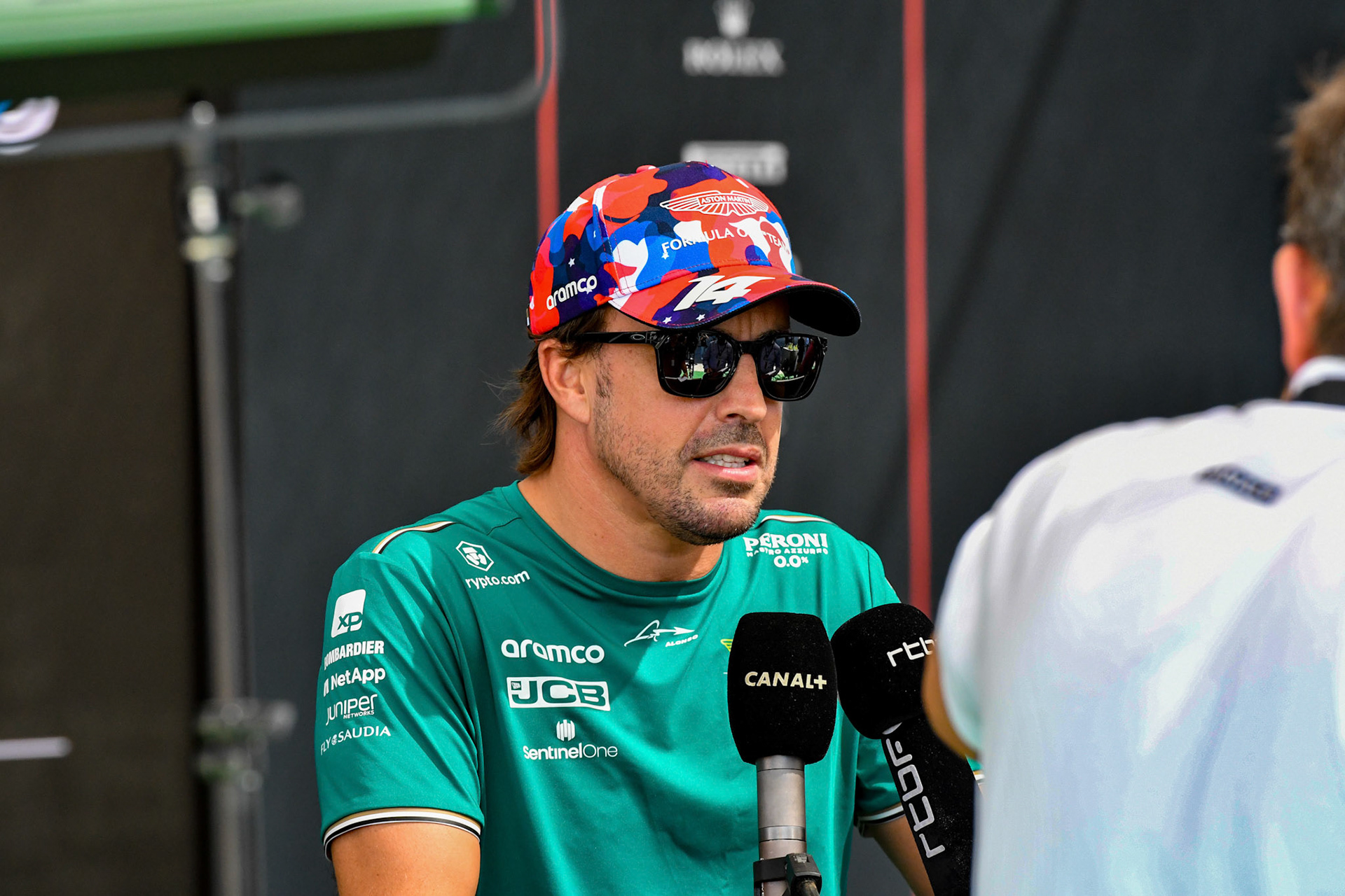 Fernando Alonso (ESP) Aston Martin Formula One Team; Formel 1 GP USA Austin Texas. Freitag 20.10.2023