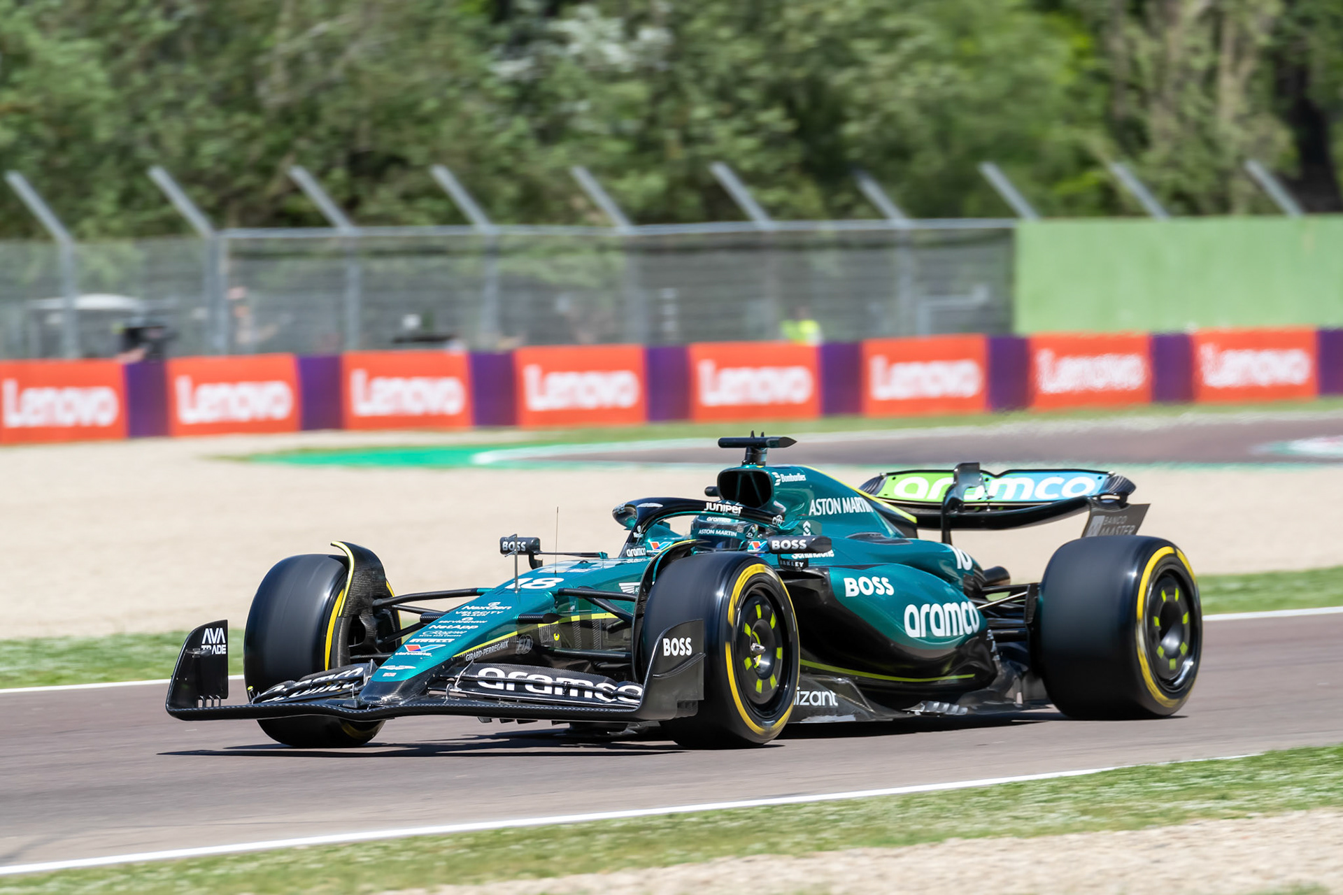 Lance Stroll #18, Aston Martin Aramco F1 Team; F1 GP Imola / Italien Freitag, 17.05.2024