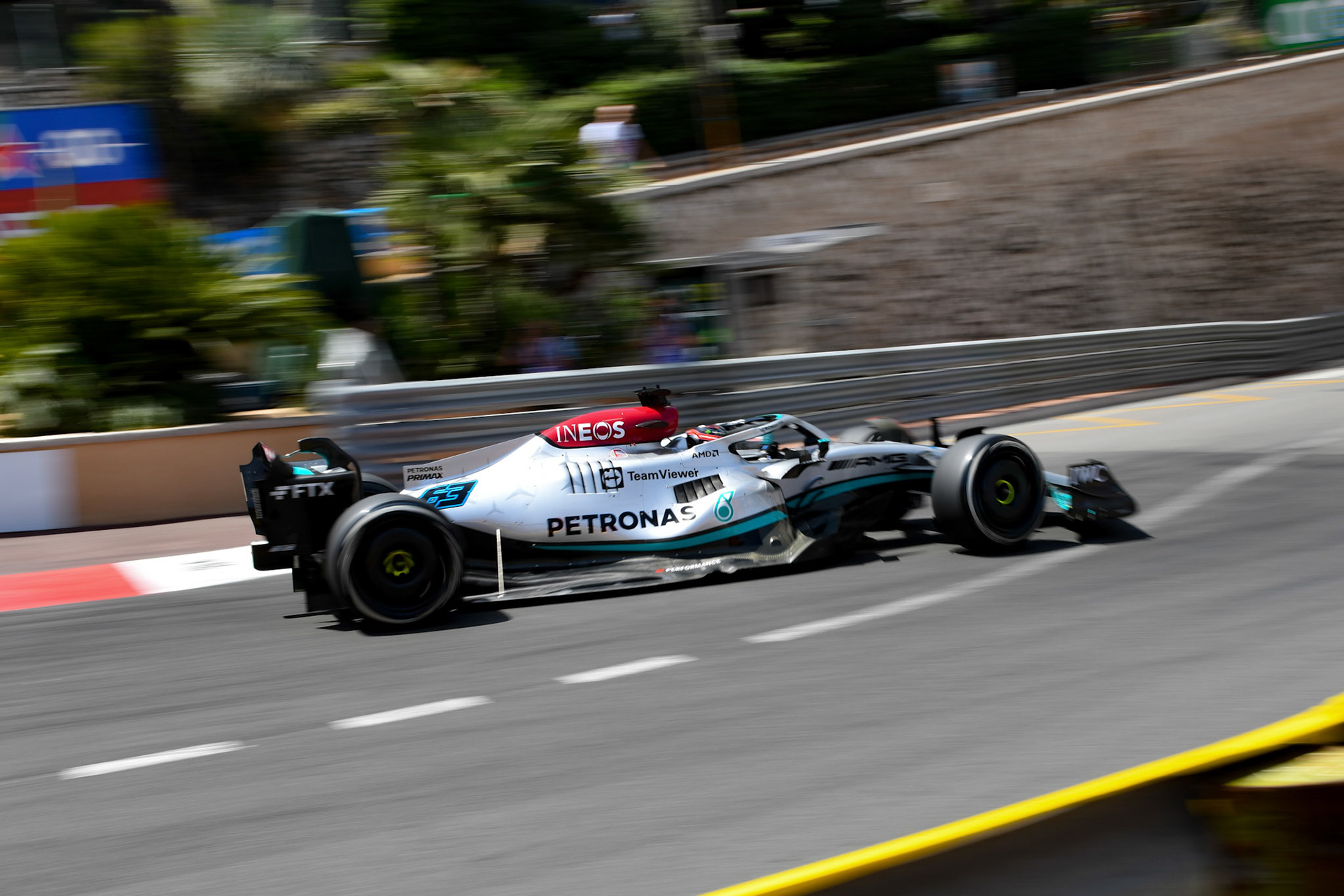 George Russell (GBR) Merceds AMG Petronas F1 Team; Formel 1 Monaco am 27.05.2022