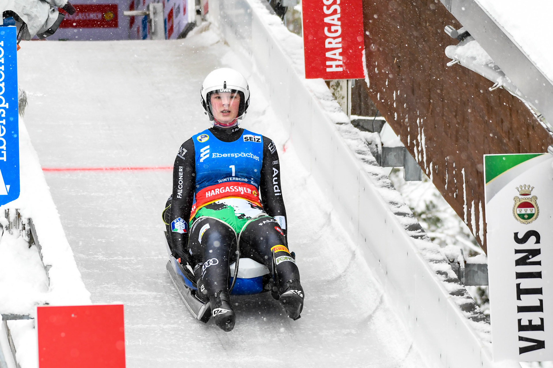 Nadia Falkensteiner, Annalena Huber, ITA; Eberspächer Luge World Cup; Veltins Eisarena Winterberg 25.02.2023