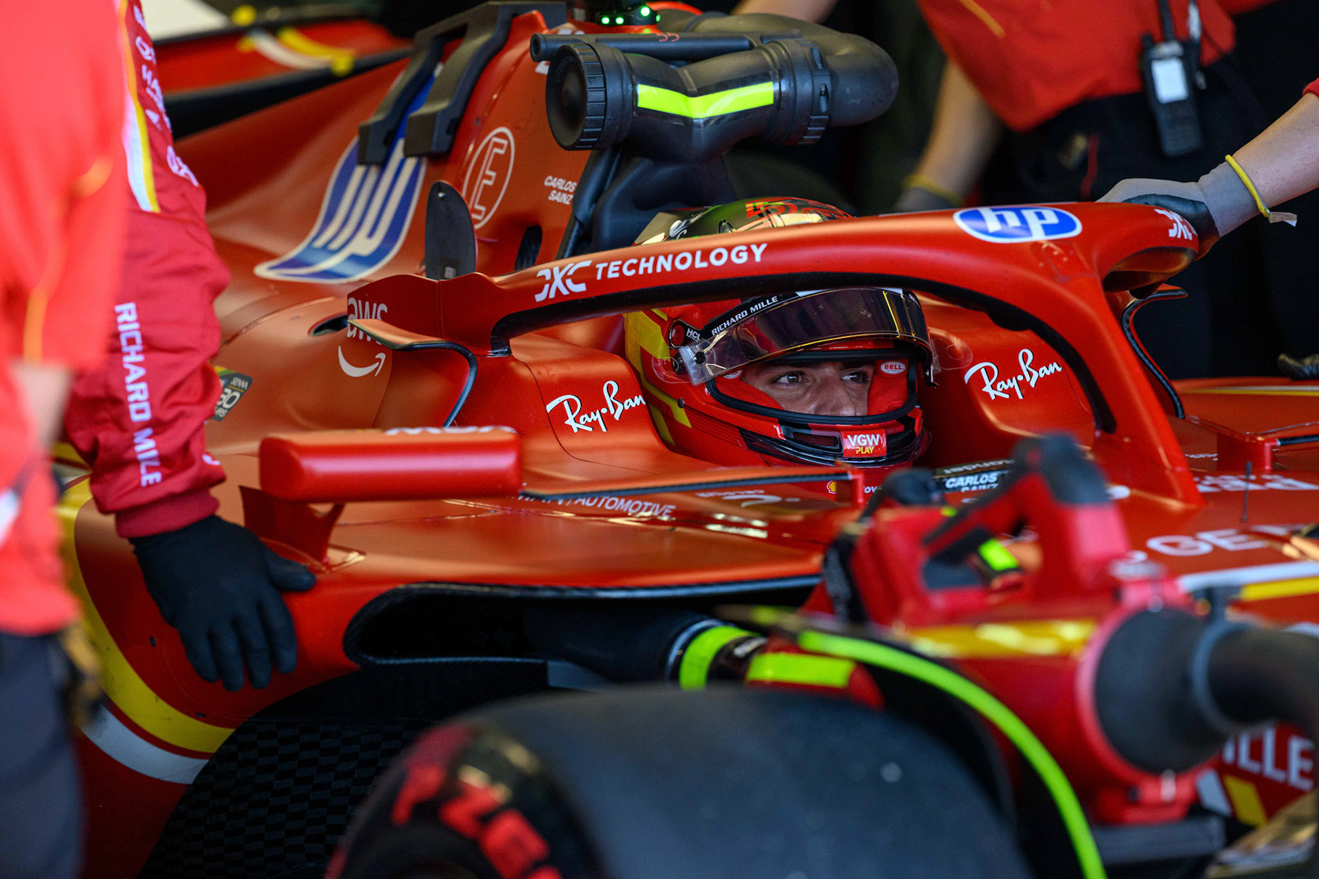 Carlos Sainz #55, Scuderia Ferrari; F1 GP Imola / Italien Freitag, 17.05.2024