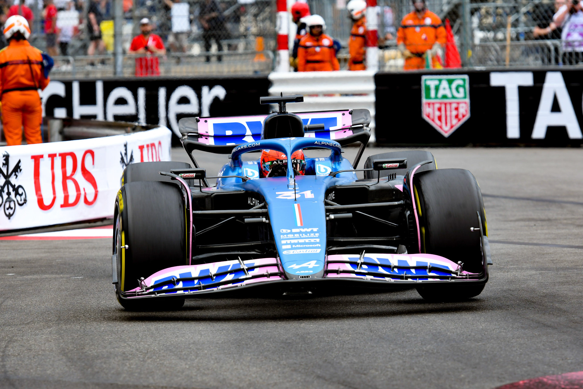 Esteban Ocon (FRA) Alpine F1 Team; Formel 1 GP Monaco. Sonntag 28.05.2023