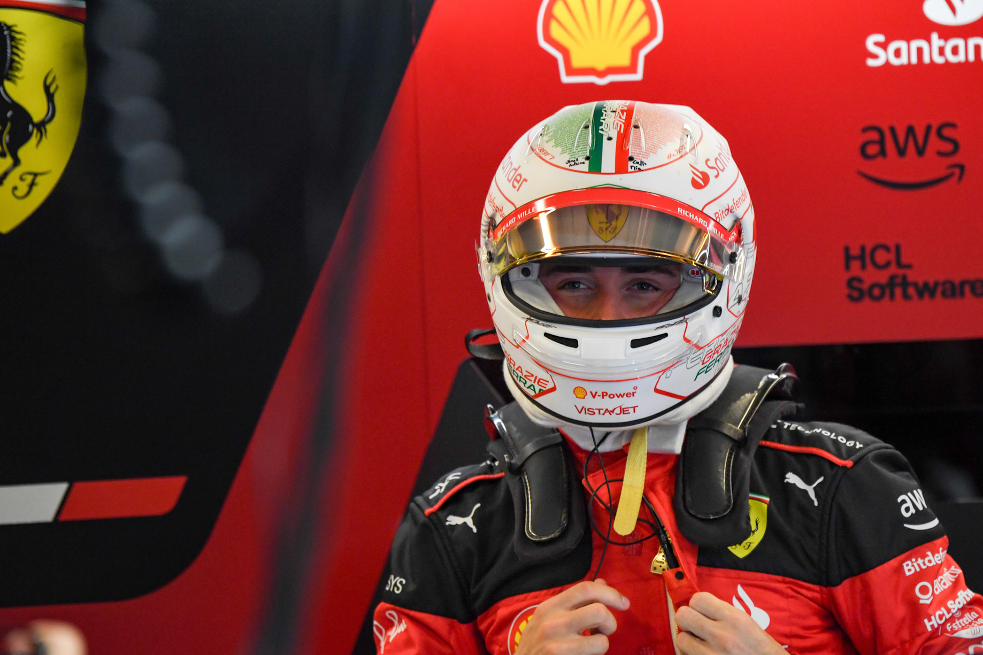 Charles Leclerc (MCO) Scuderia Ferrari;Formel 1 GP Abu Dhabi. Freitag 24.11.2023