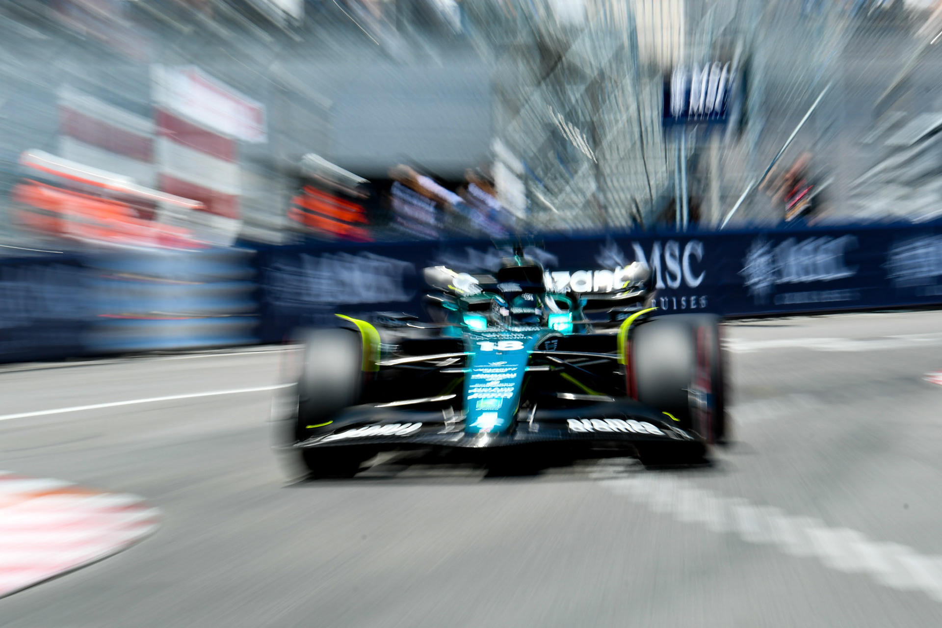 Lance Stroll (CAN) Aston Martin Formula One Team; Formel 1 GP Monaco. Samstag 27.05.2023