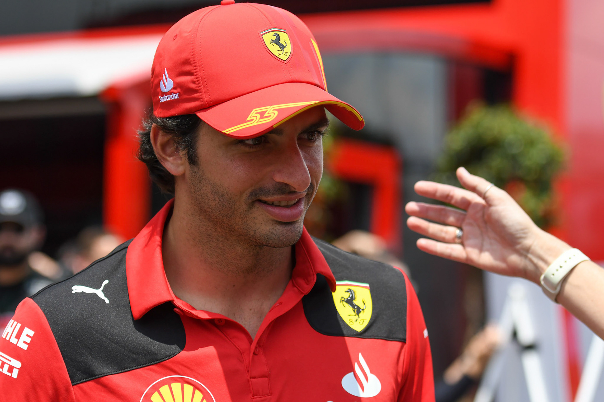 Carlos Sainz (ESP) Scuderia Ferrari; Formel 1 GP Barcelona. Donnerstag 01.06.2023