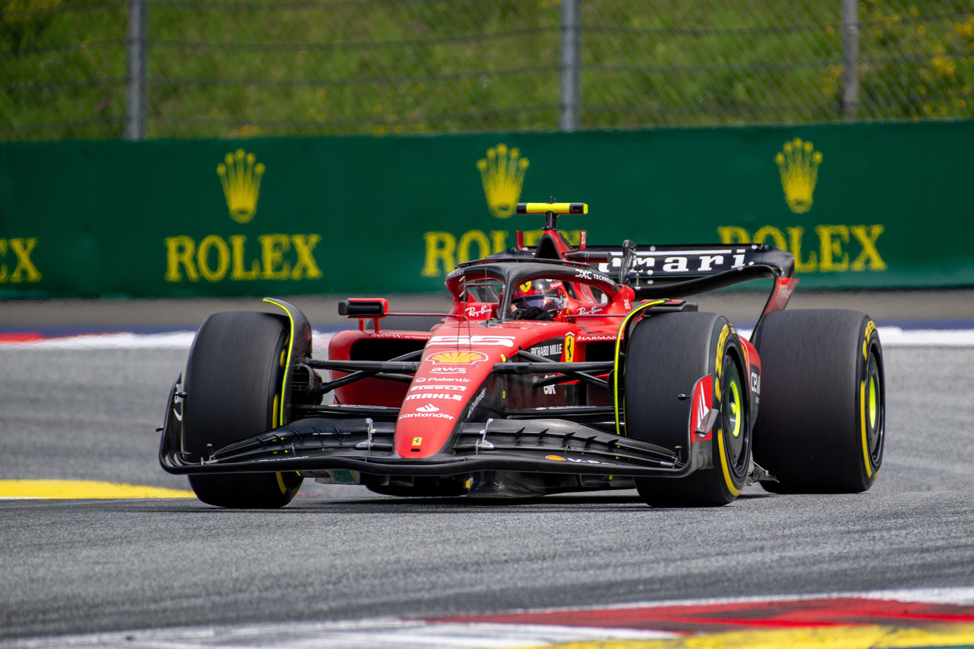 Carlos Sainz (ESP) Scuderia Ferrari; Formel 1 GP Austria / Österreich. Sonntag, 02.07.2023
