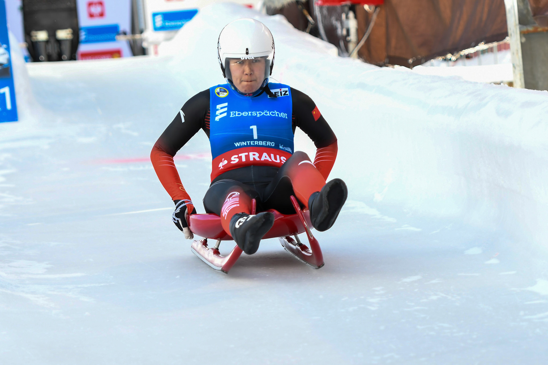 Adikeyoumu Gulijienaiti #1, CHN; Eberspächer Luge World Cup; Veltins Eisarena Winterberg 25.02.2023