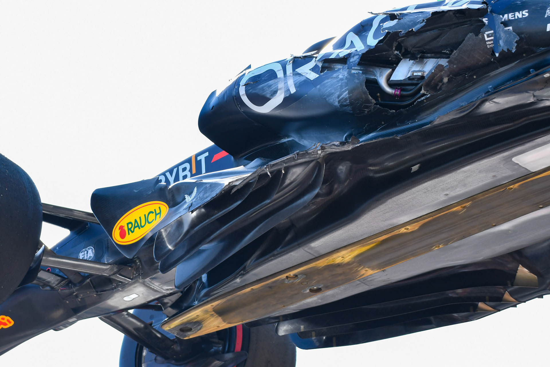 Sergio Perez (MEX) Red Bull Racing Unterboden; Formel 1 GP Monaco. Samstag 27.05.2023