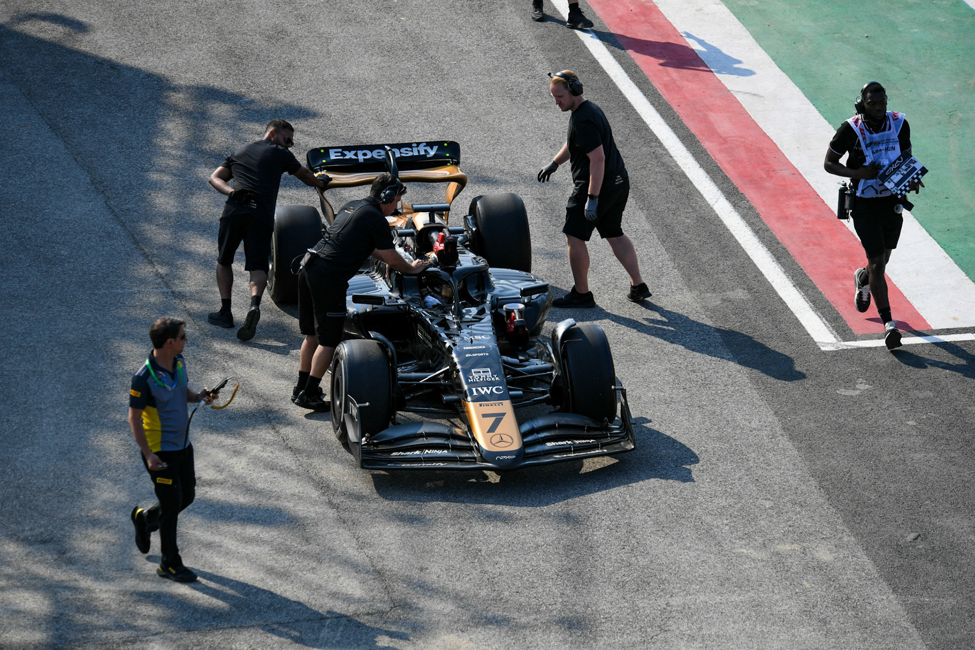 APXGP F1 Team für den Spielfilm F1;Formel 1 Budapest / Ungarn, 20.07.2024