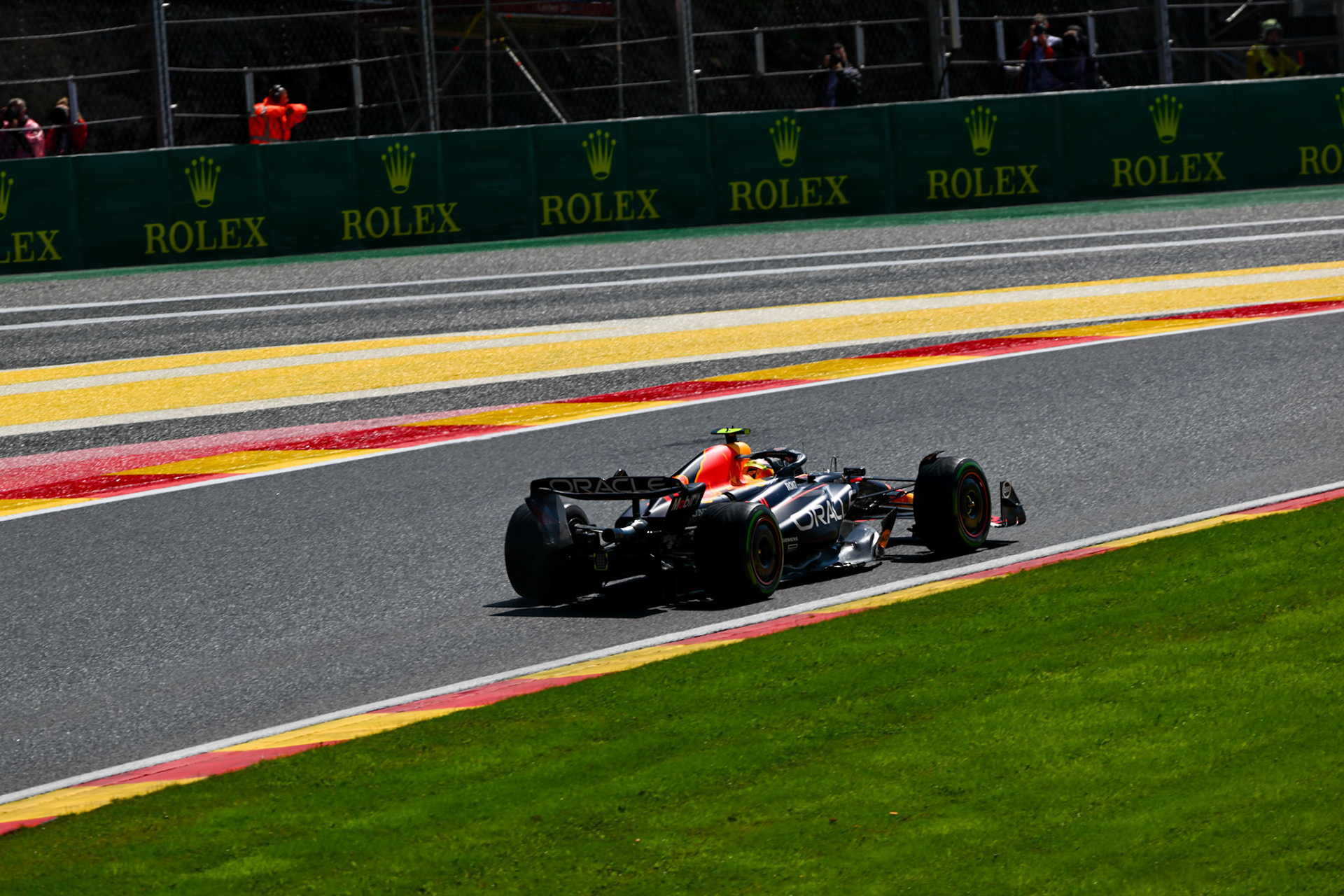 Sergio Perez (MEX) Red Bull Racing; Formel 1 GP Spa Francorchamps/ Belgien. Samstag, 29.07.2023