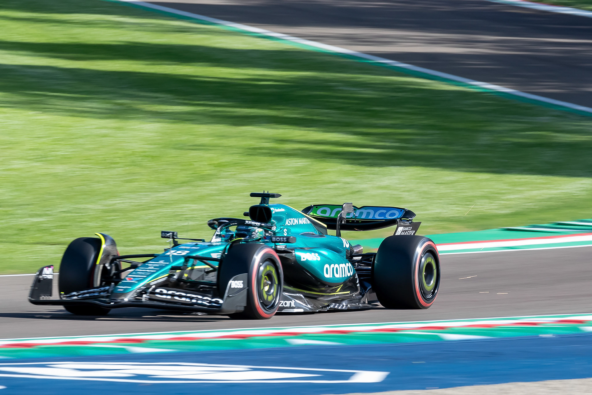 Lance Stroll #18, Aston Martin Aramco F1 Team; F1 GP Imola / Italien Freitag, 17.05.2024