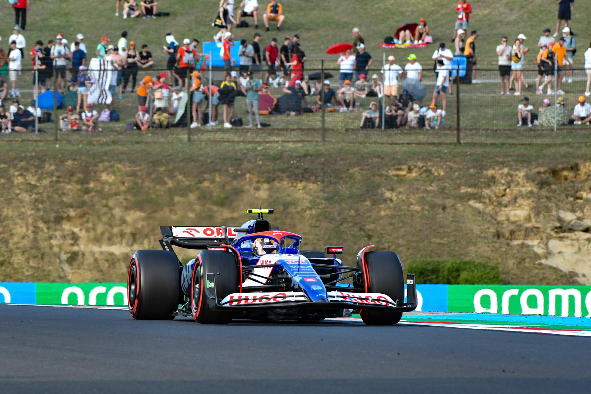 Yuki Tsunoda #22, Visa Cash App RB Formula One Team;Formel 1 Budapest / Ungarn, 20.07.2024