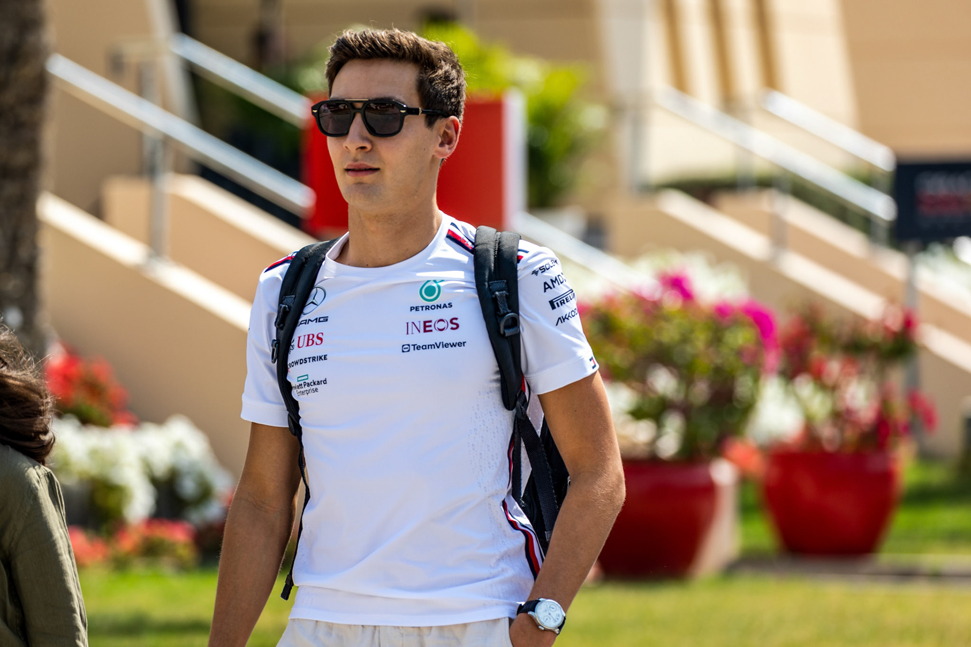 George Russell (GBR) Mercedes AMG F1 Team; Formel 1 GP Bahrain. Samstag 04.03.2023
