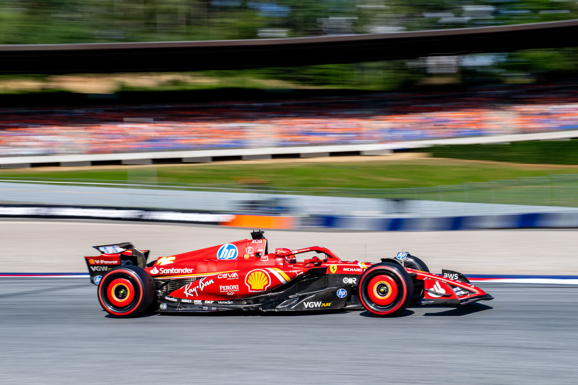 Charles Leclerc #16, Scuderia Ferrari;Formel 1 GP Austria / Österreich. Freitag, 28.06.2024
