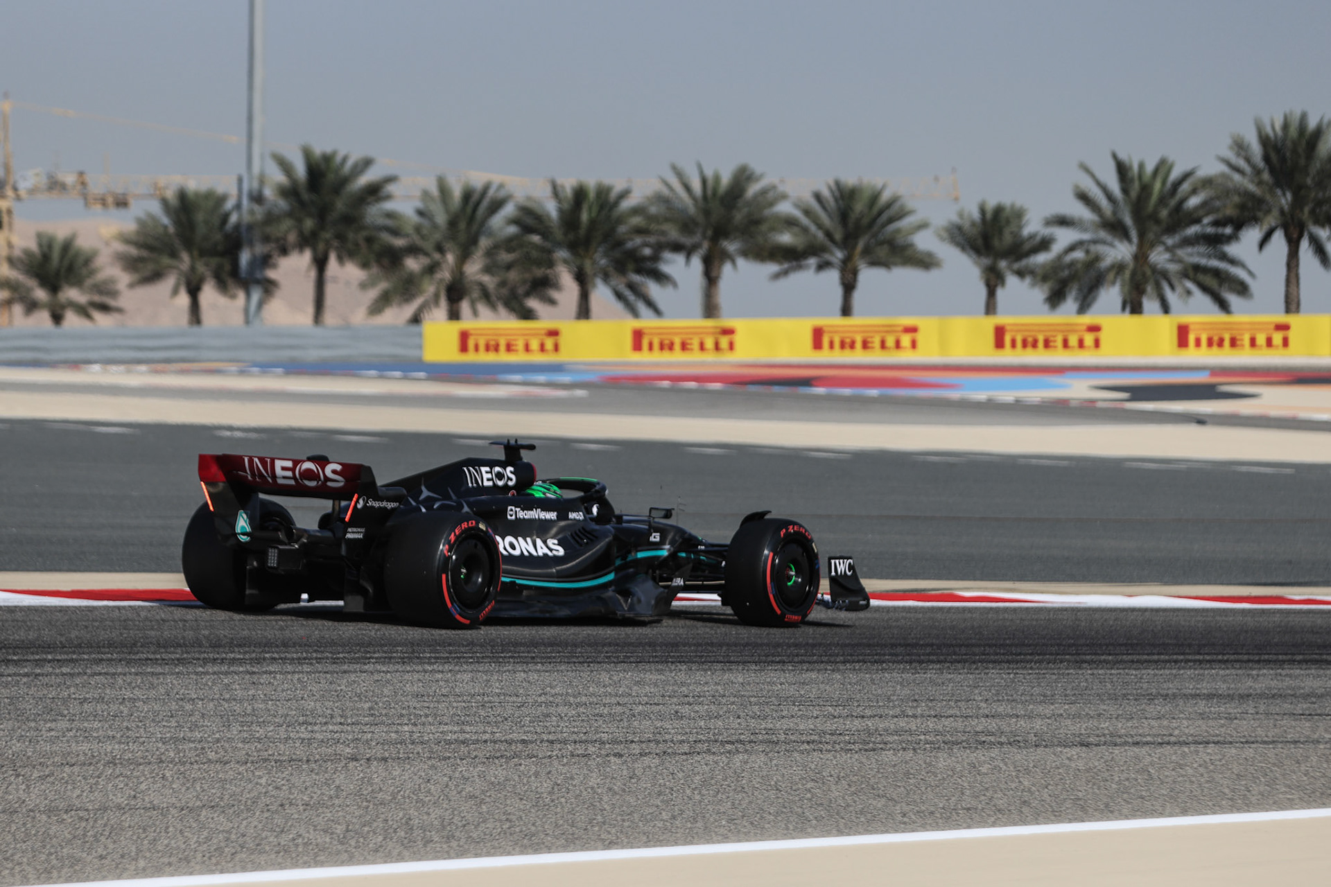 George Russell (GBR) Mercedes AMG F1 Team; Formel 1 GP Bahrain. Samstag 04.03.2023
