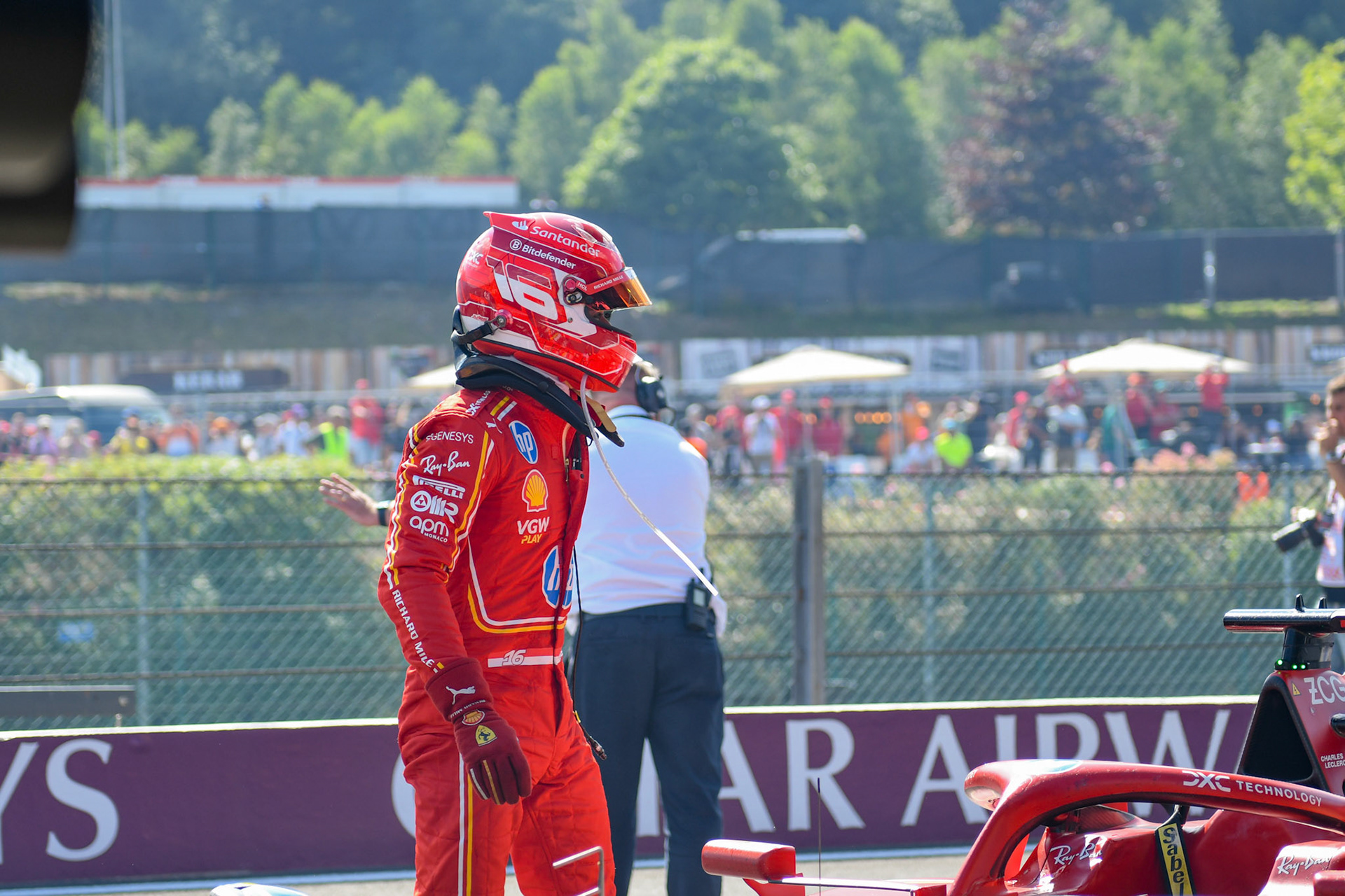 Charles Leclerc #16, Scuderia Ferrari;Formel 1 GP Spa / Belgien. Sonntag, 28.07.2024