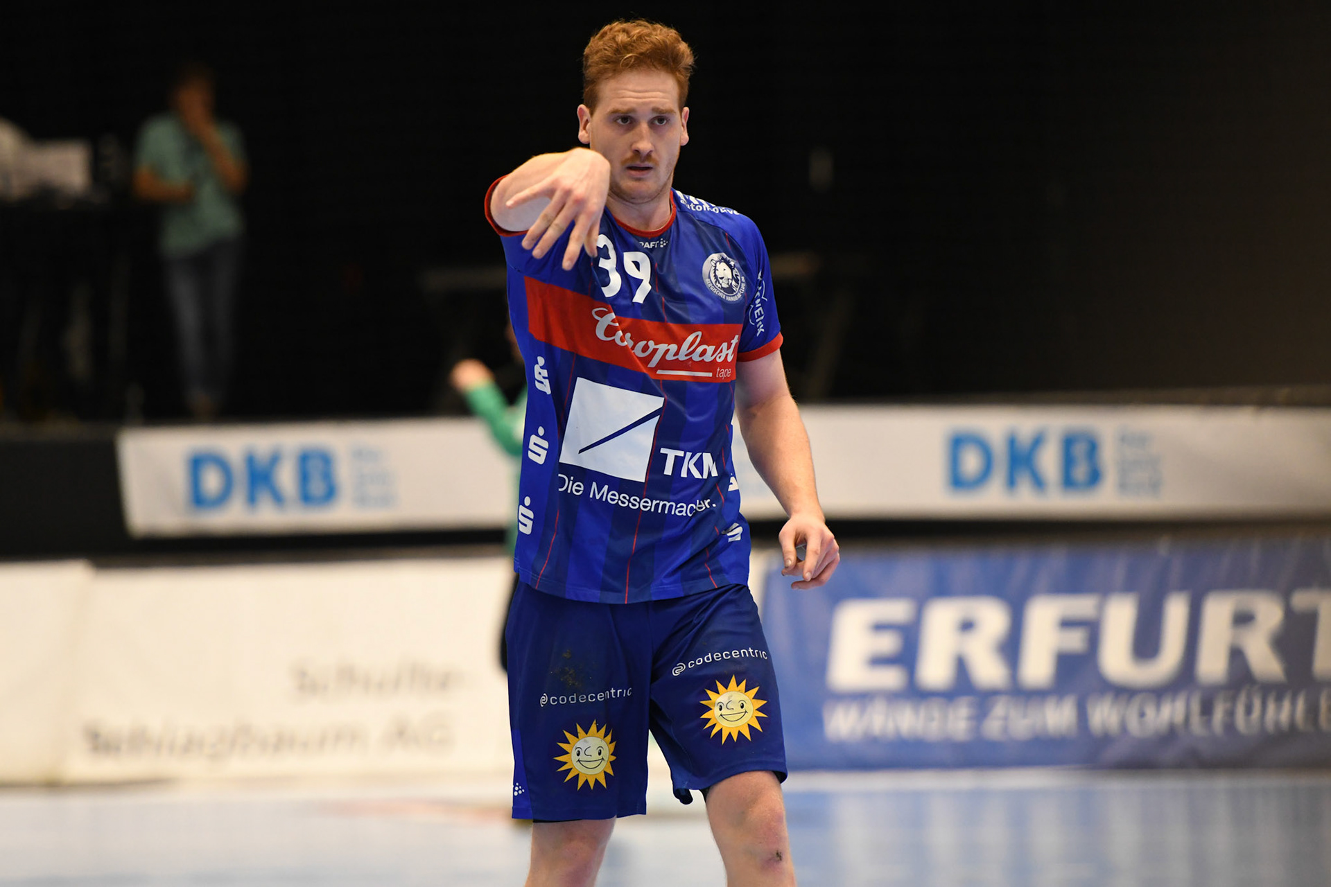 Lukas Stutzke #39; Handball Bundesliga; BHC 06 - Rhein Neckar Loewen 29.09.2022