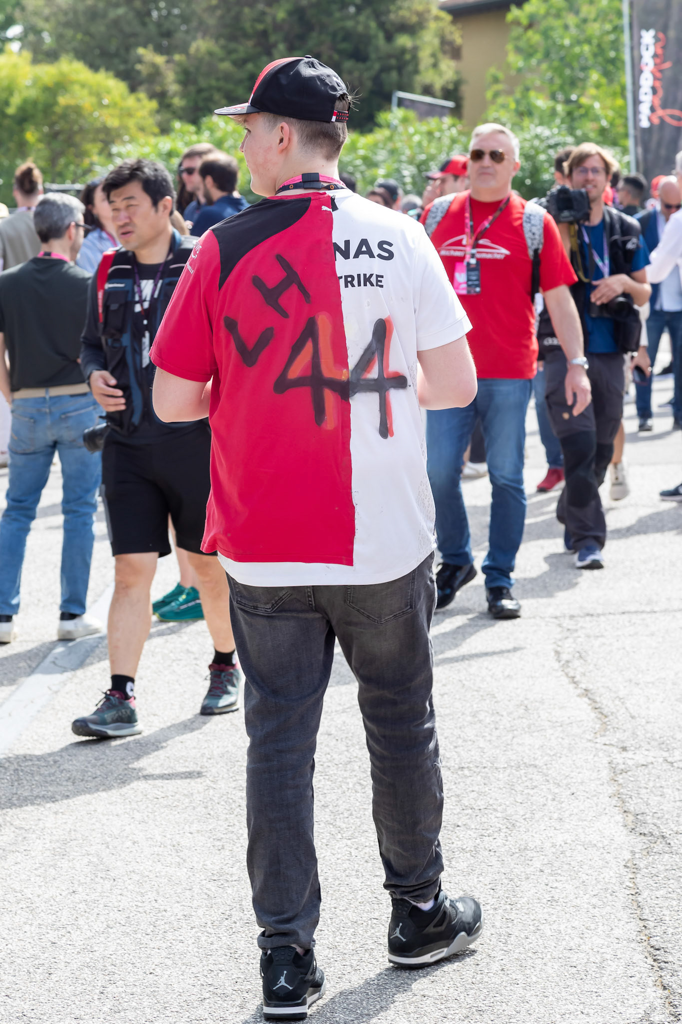 Lewis Hamilton Fan; F1 GP Imola / Italien Sonntag, 19.05.2024