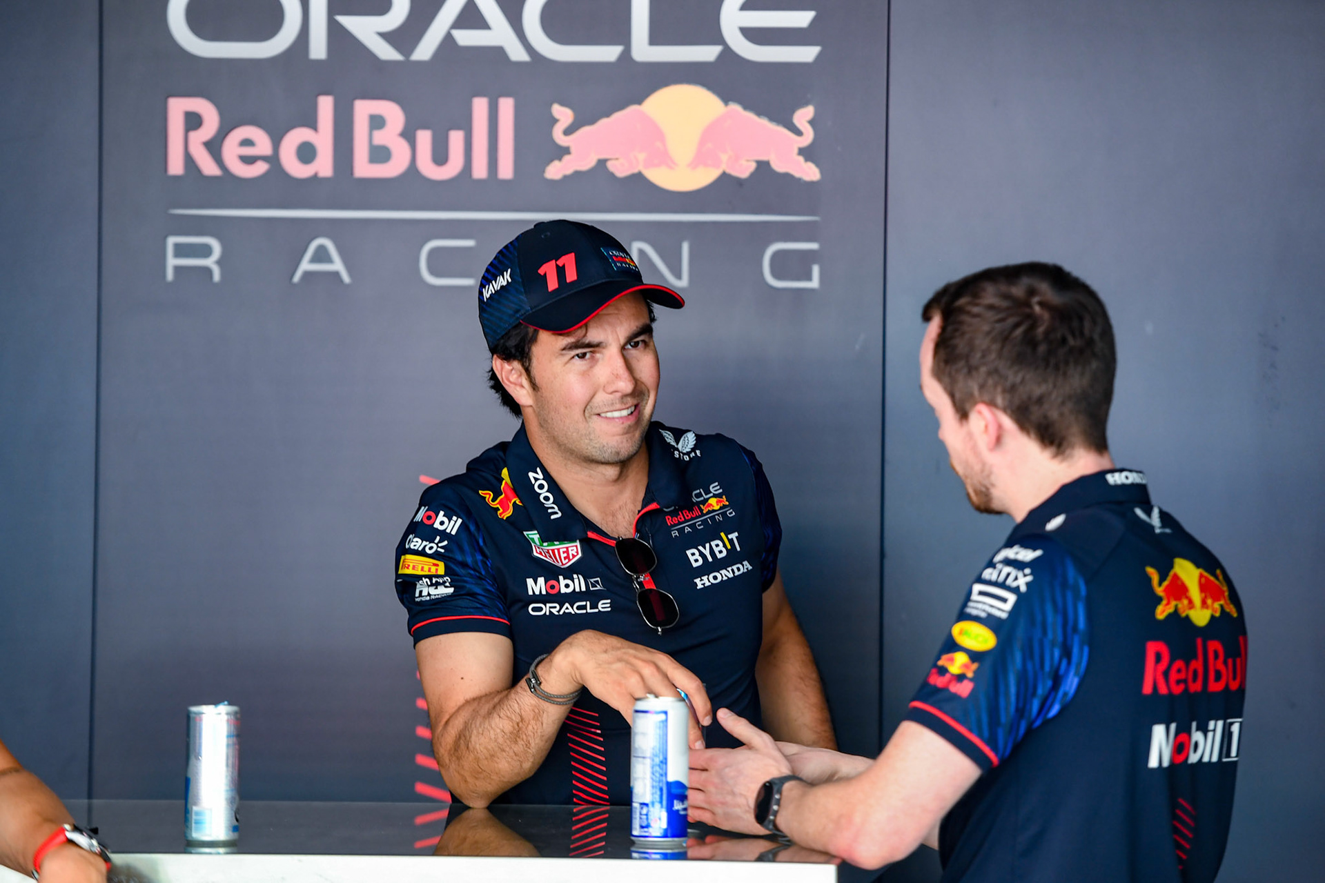 Sergio Perez (MEX) Red Bull Racing; Formel 1 GP Abu Dhabi. Donnerstag 23.11.2023