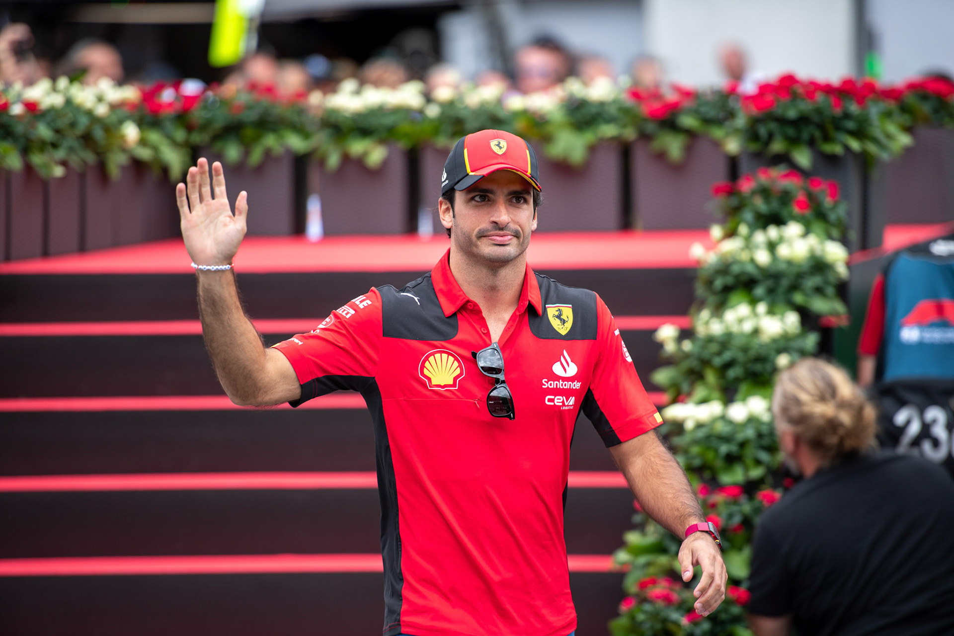 Carlos Sainz (ESP) Scuderia Ferrari; Formel 1 GP Austria / Österreich. Sonntag, 02.07.2023