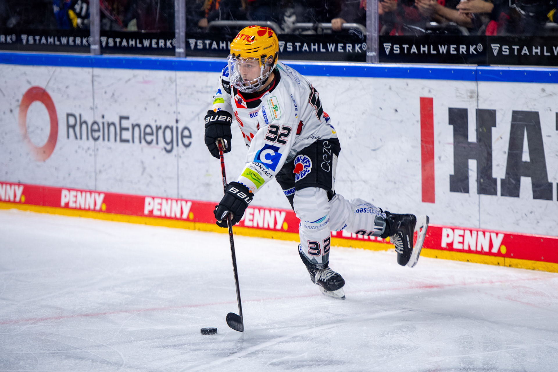 Nicolas Appendino; DEL Kölner Haie - Bremerhaven Fischtown Pinguins, 01.11.2023