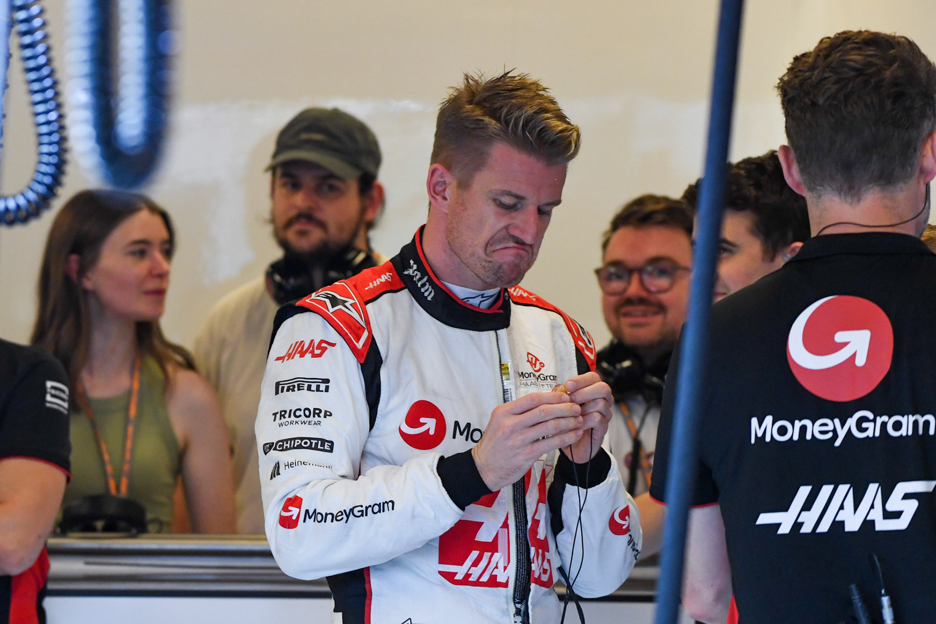 Nico Hülkenberg (GER) Haas F1 Team; Formel 1 GP Abu Dhabi. Freitag 24.11.2023