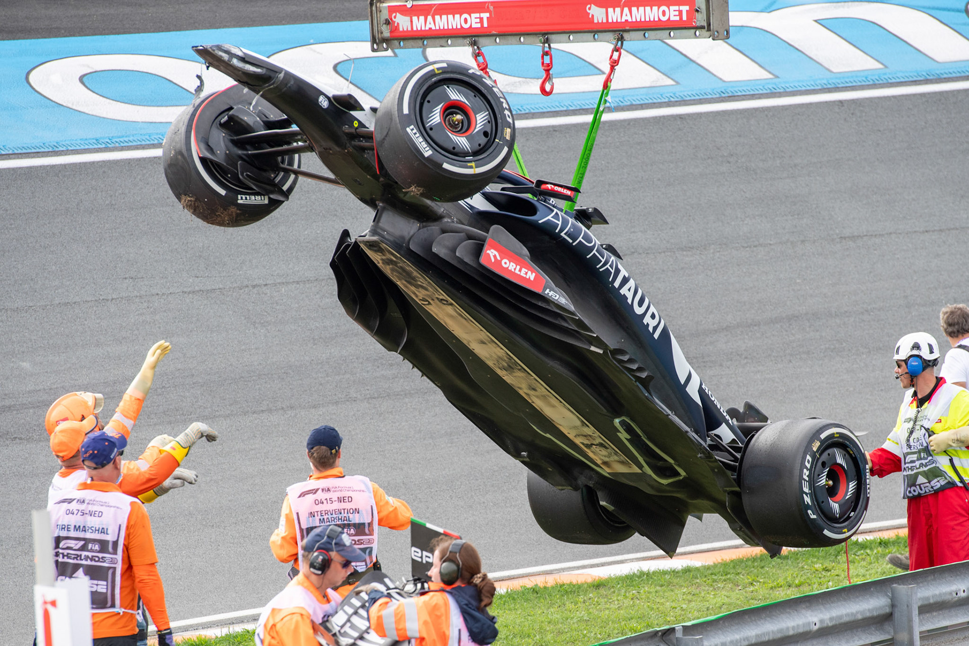 Daniel Ricciardo´s Unterboden, Red Bull Racing; Formel 1 GP Holland / Zandvoort. Freitag, 25.08.2023