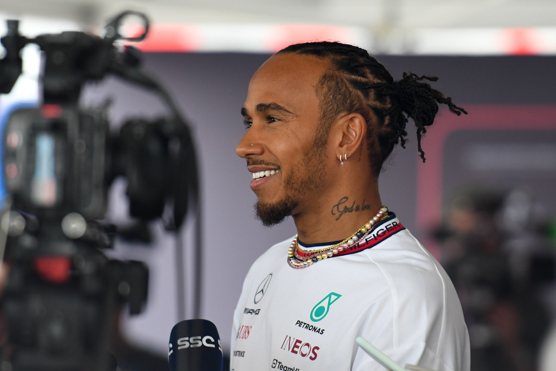 Lewis Hamilton (GBR) Mercedes AMG F1 Team; Formel 1 GP Barcelona. Donnerstag 01.06.2023